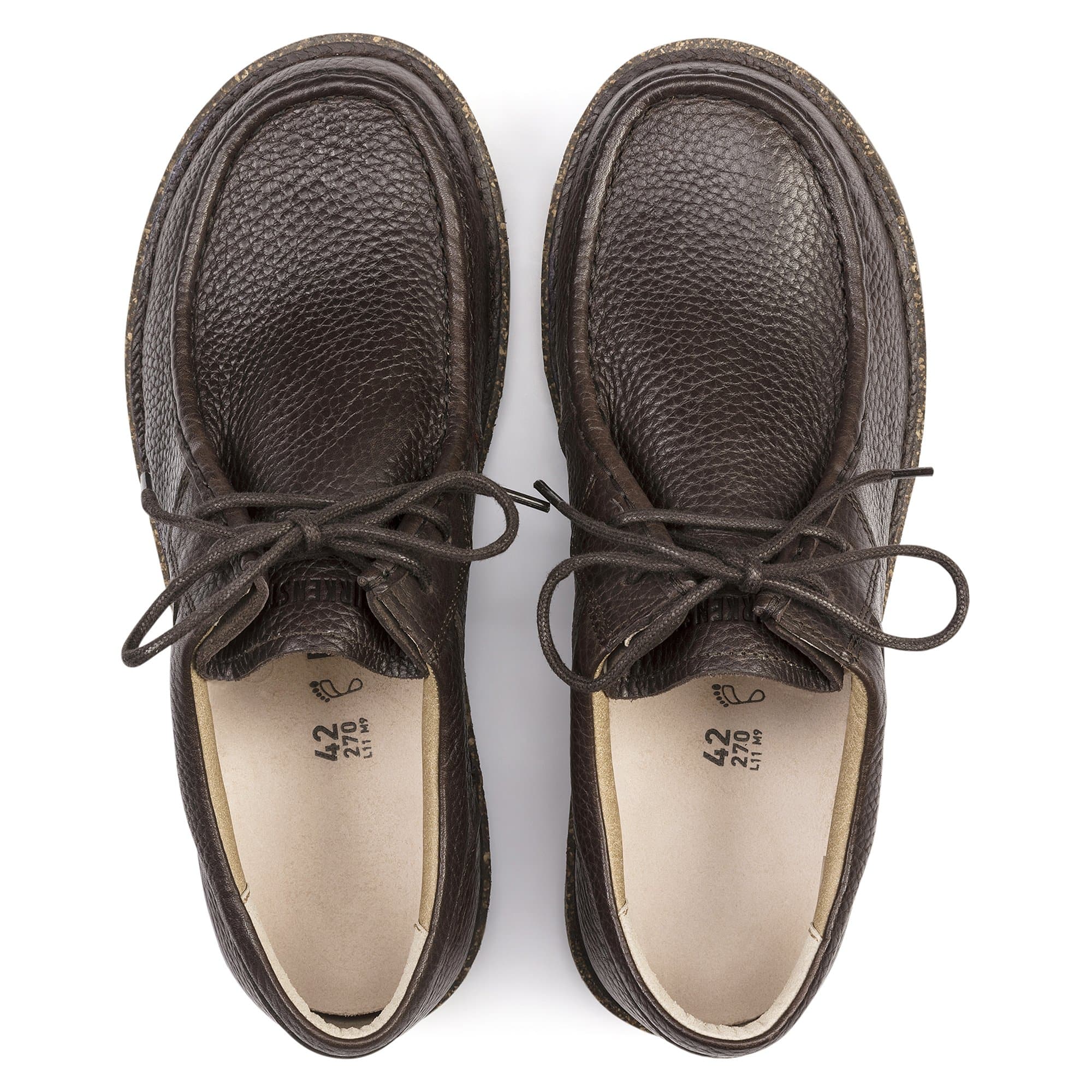 Birkenstock Pasadena Men Natural Leather – Brown Brown/Espresso - view 2