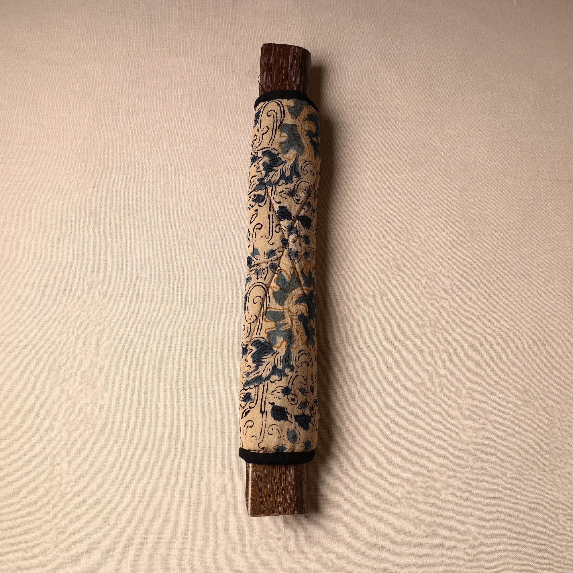 JALPARI Beige - Kalamkari Block Printed Handmade Fridge Handle Cover 29