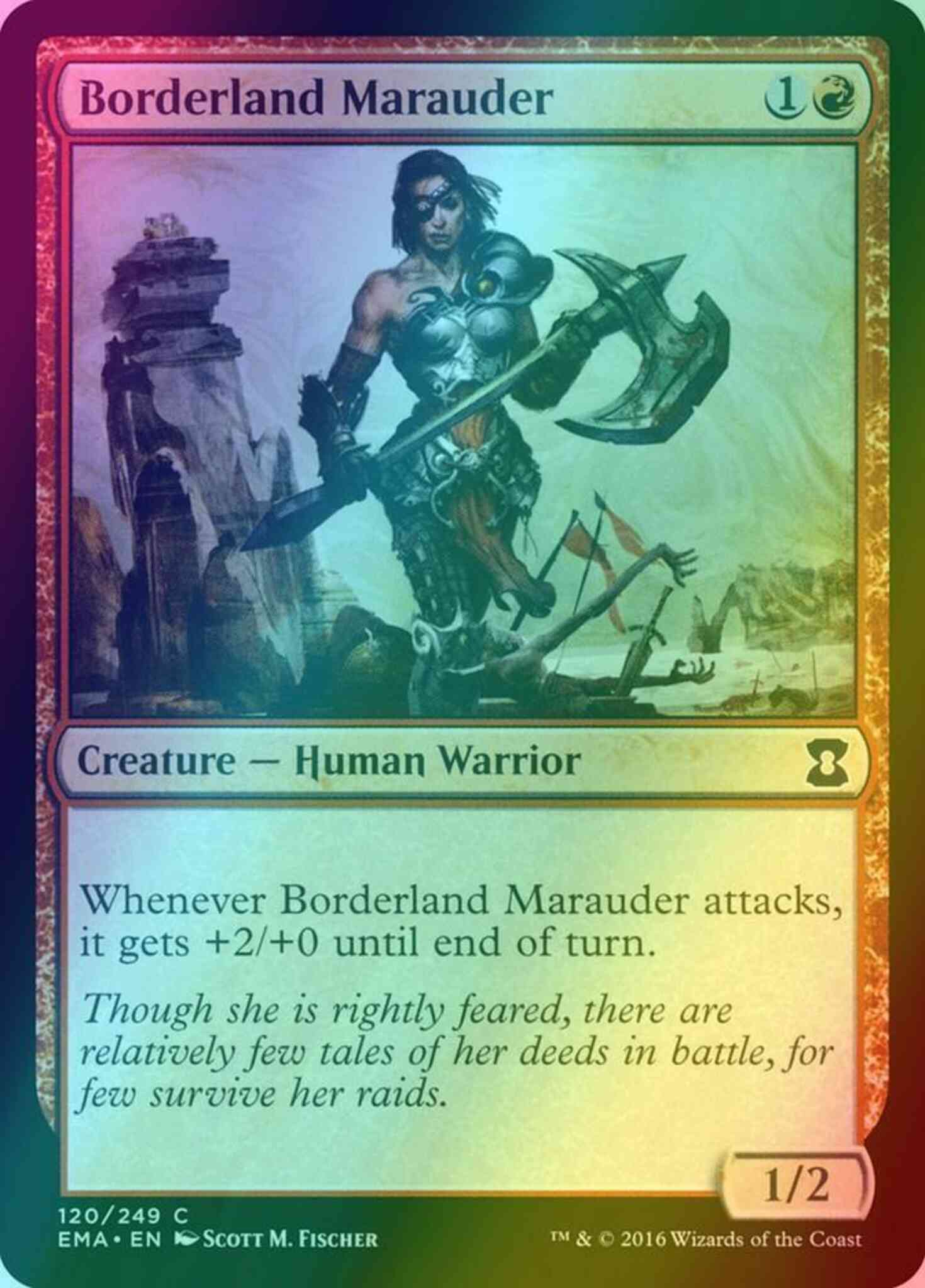 Borderland marauder 120 – Magic Borderland Marauder [120] [Eternal Masters] [Foil]