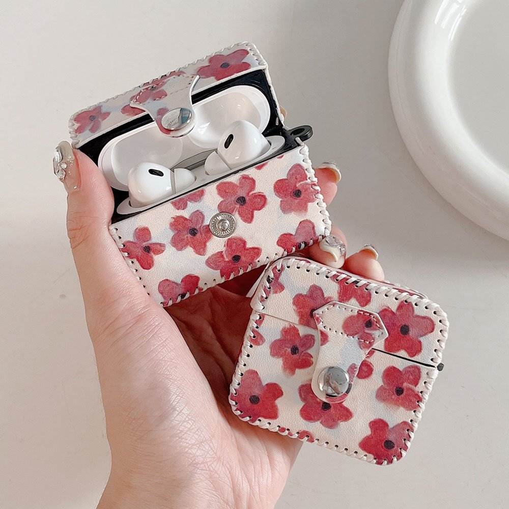 Peeperly Crimson Rich Flower Elegant Case - Airpods - view 2