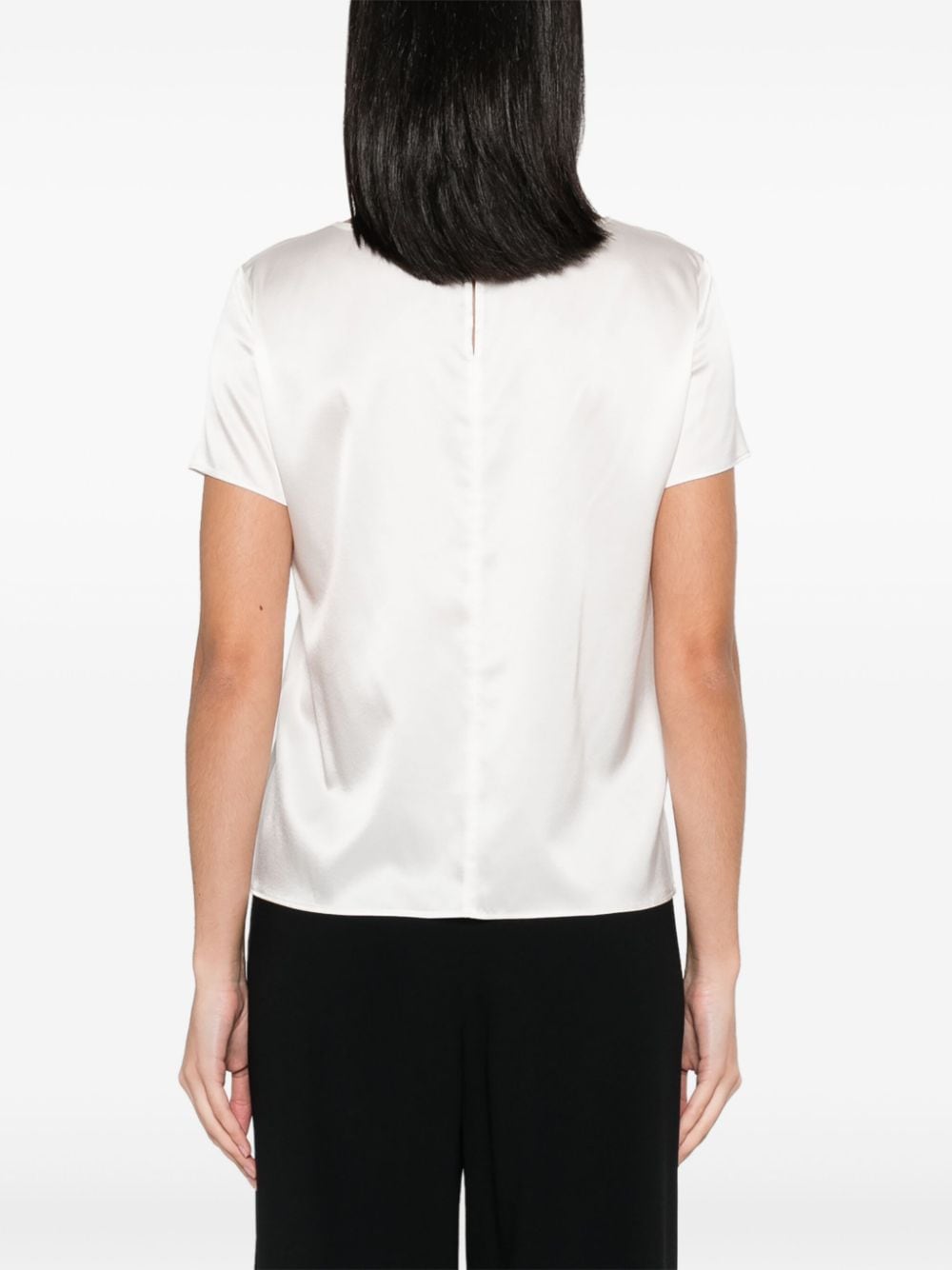 Emporio Armani Silk top – 94% Silk, 6% Elastane - view 2