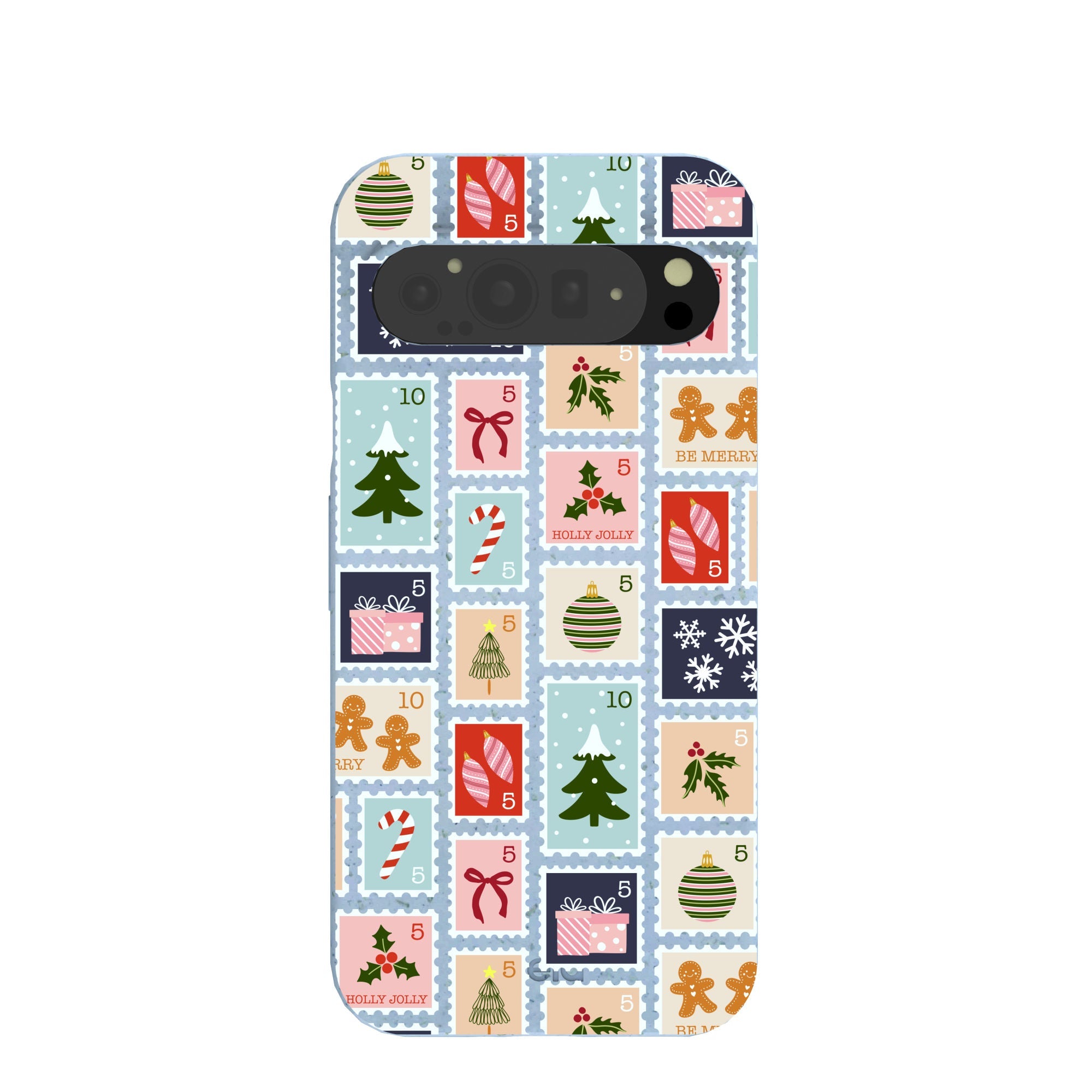 Pela Case Powder Blue Noel Stamps Google Pixel 9 Pro XL Case