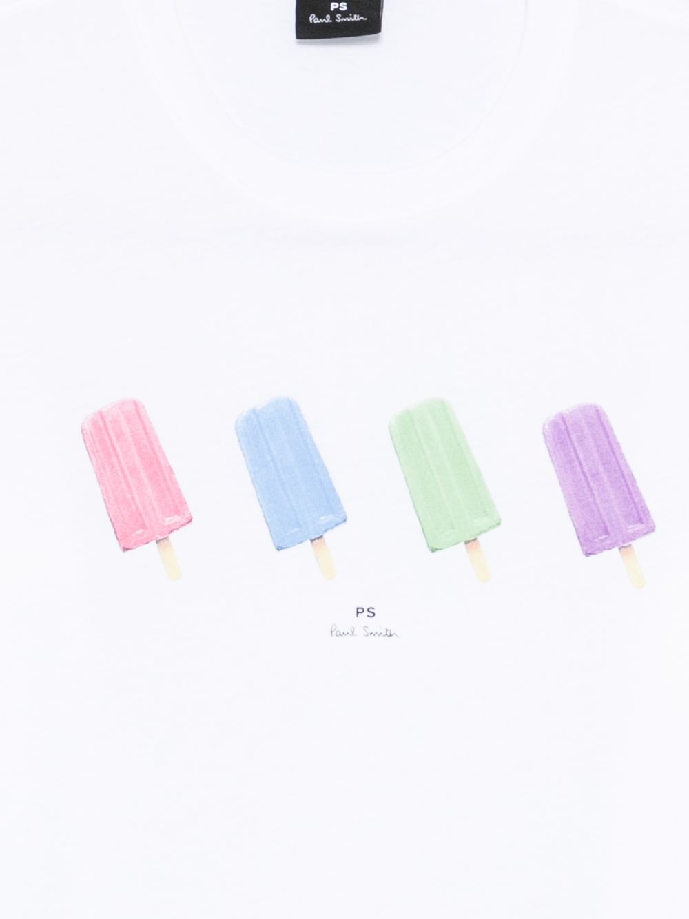 Paul Smith Printed cotton t-shirt – Organic Cotton 100% - view 2