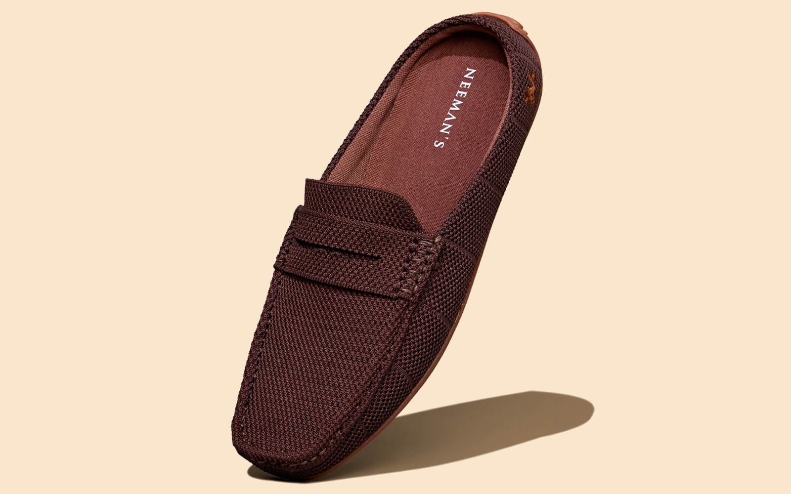 Neeman's Relive Knit Mules : Tan - view 2
