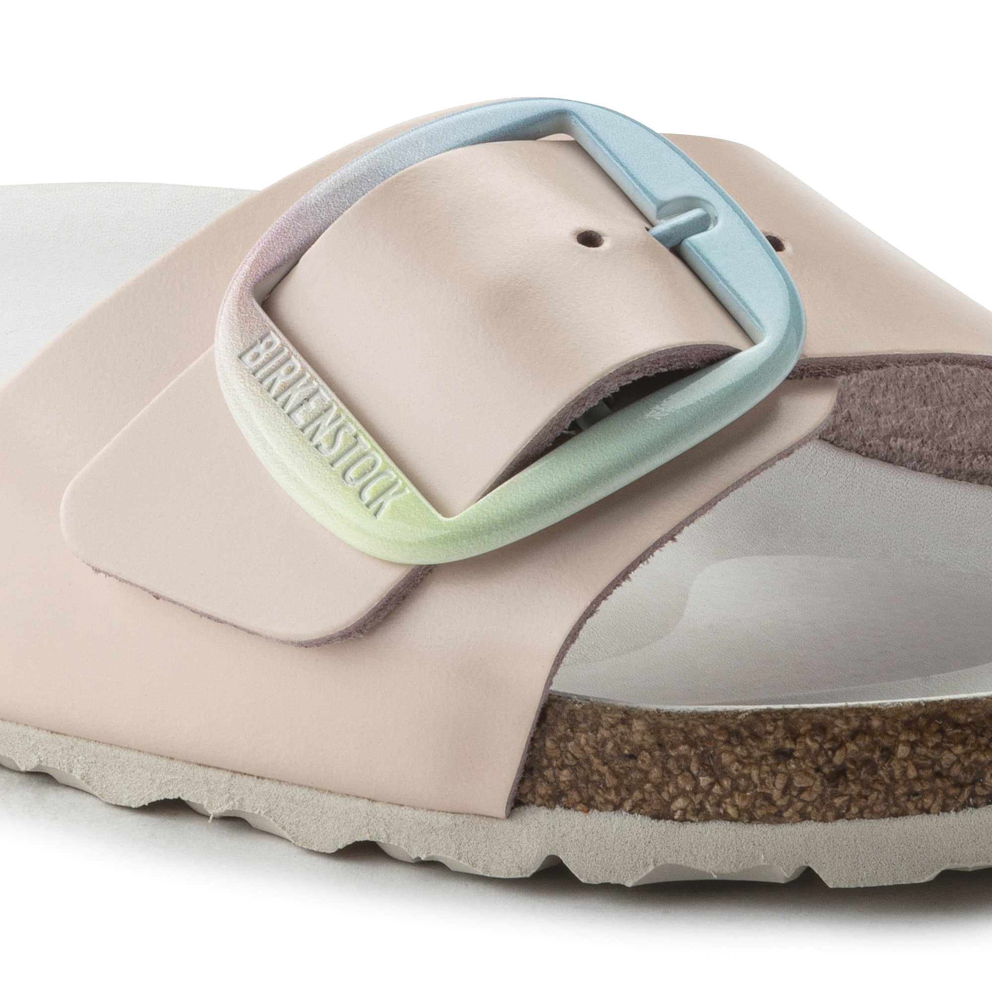 Birkenstock Madrid Big Buckle Natural Leather - view 5