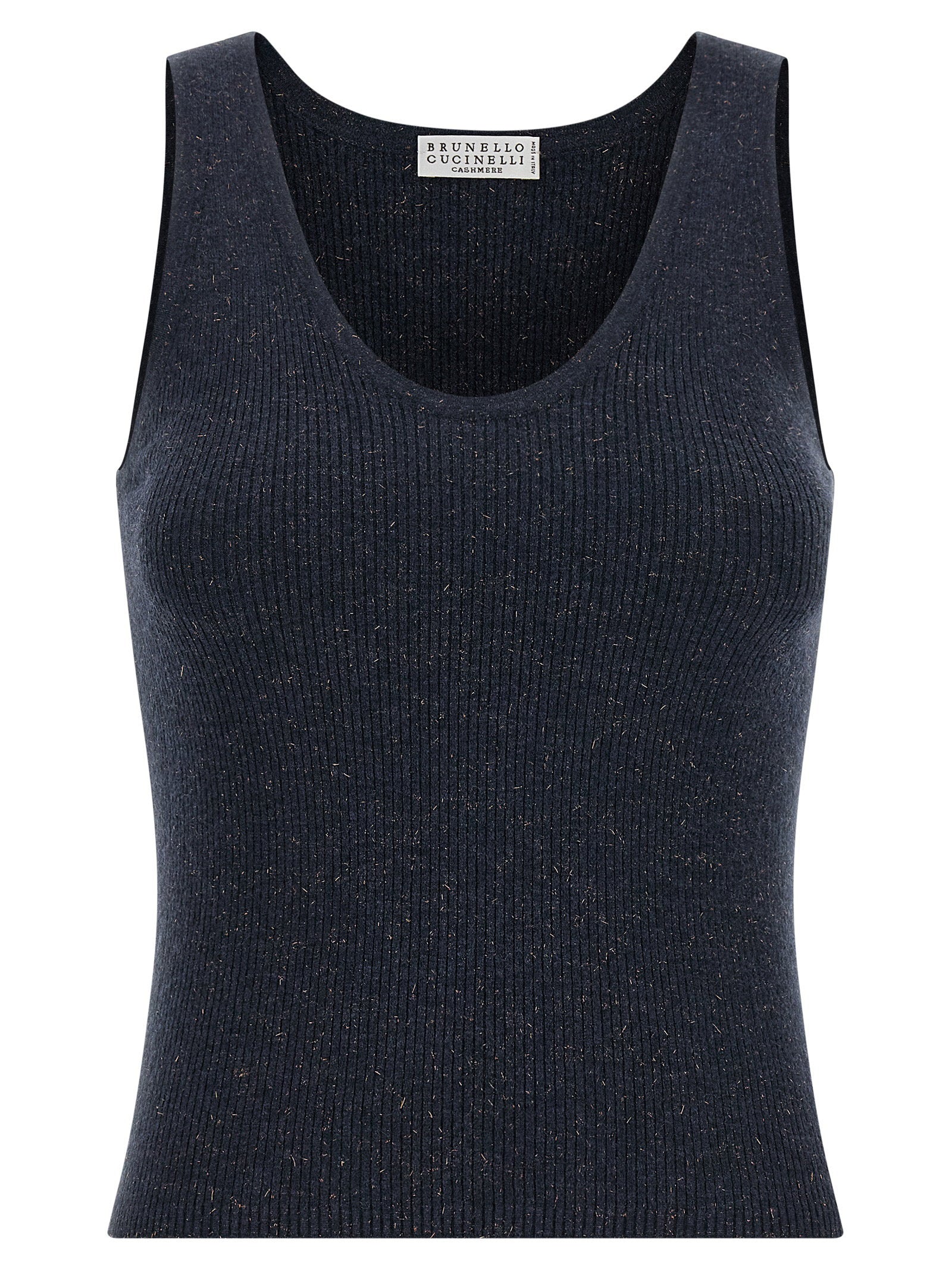 Brunello Cucinelli Sparkling Tank Top – 46% ws, 41% vi, 13% pl