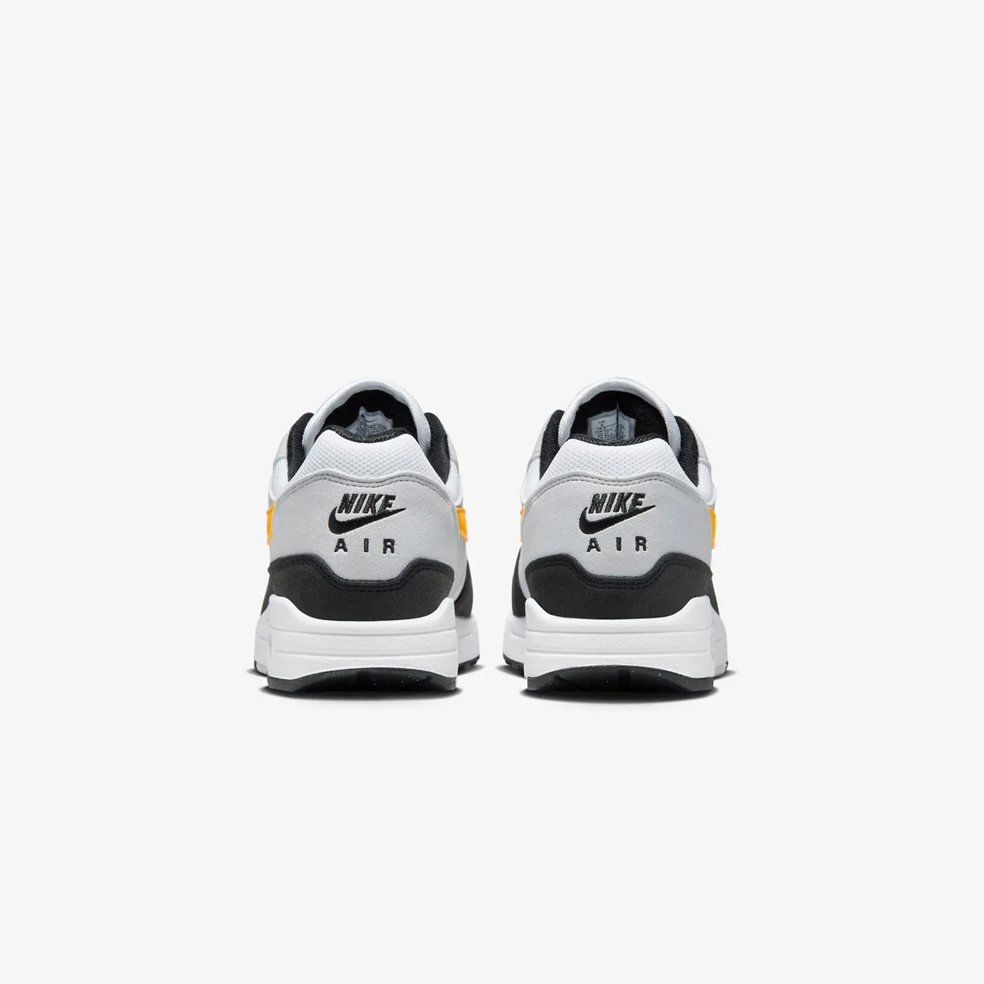 Nike | AIR MAX 1 { WHITE/UNIVERSITY GOLD-BLACK - view 2