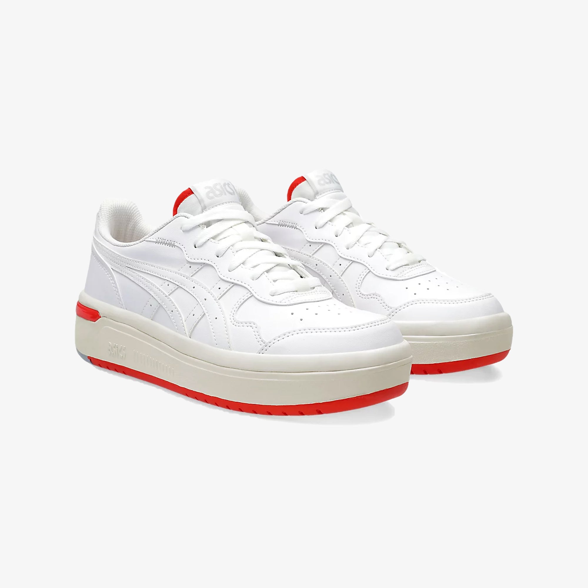 Asics | JAPAN S STACK { WHITE/CHERRY TOMATO