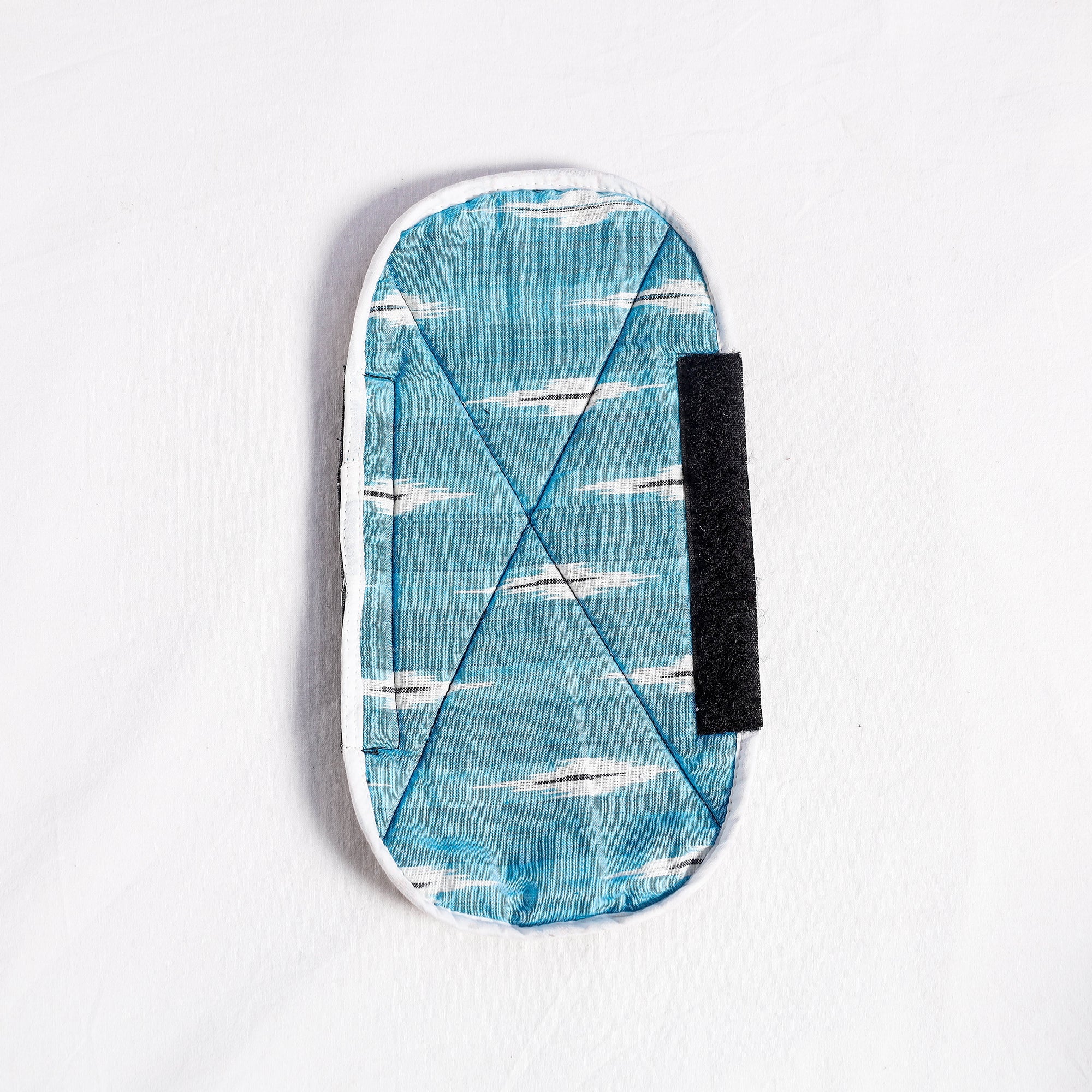 JALPARI Brown - Pochampally Ikat Handmade Fridge Handle Cover - view 2