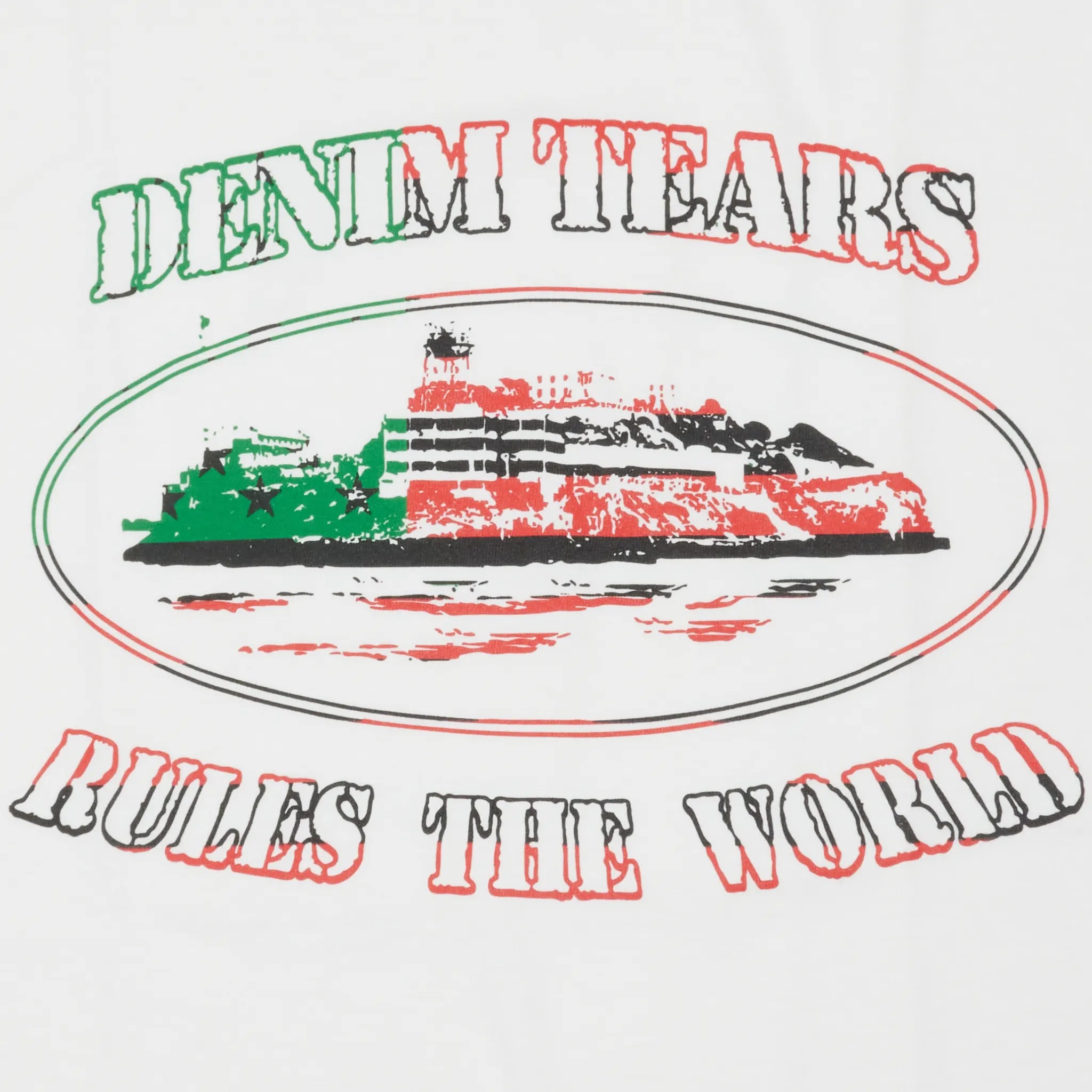 Corteiz x Denim Cortears OG Alcatraz White T Shirt - view 4