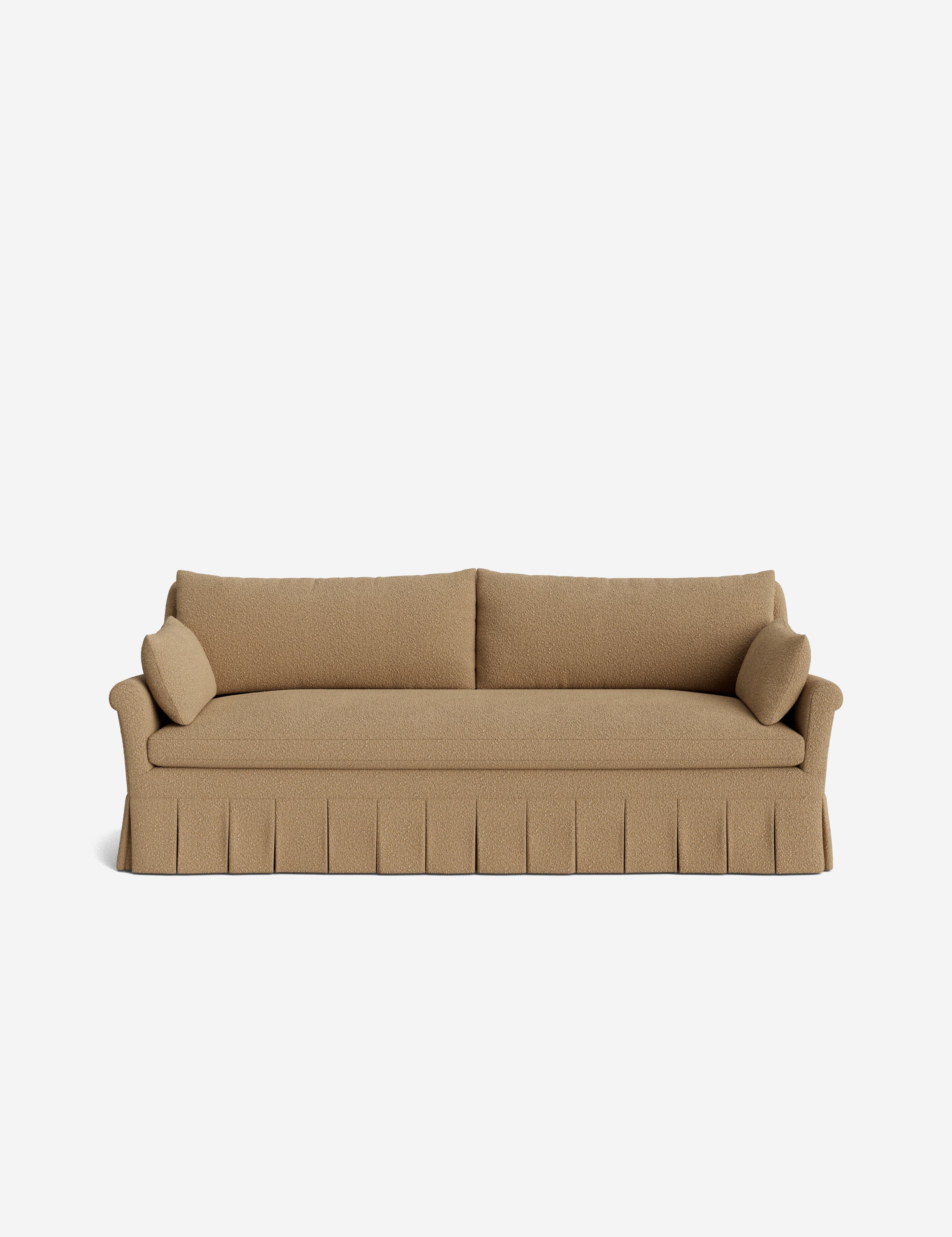 Lulu and Georgia Portola Rolled Arm Pleated Sofa - view 188
