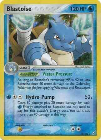 Promo theme deck – Pokémon Blastoise - 14/100 - Promo [Theme Deck Exclusive] [EX14MSP-14] [Holo]
