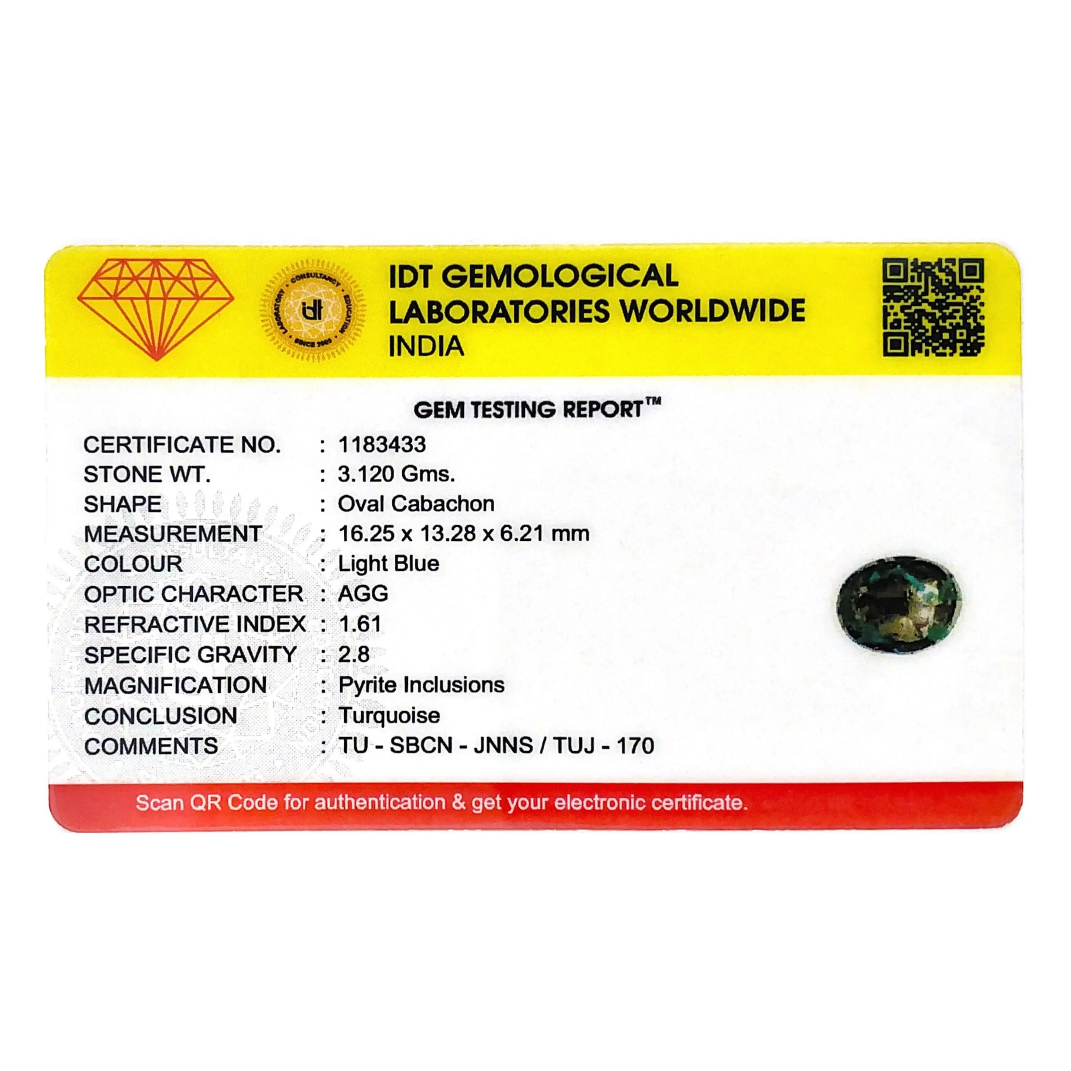 Pramogh Irani Firoza - 15.6 Carat - view 4