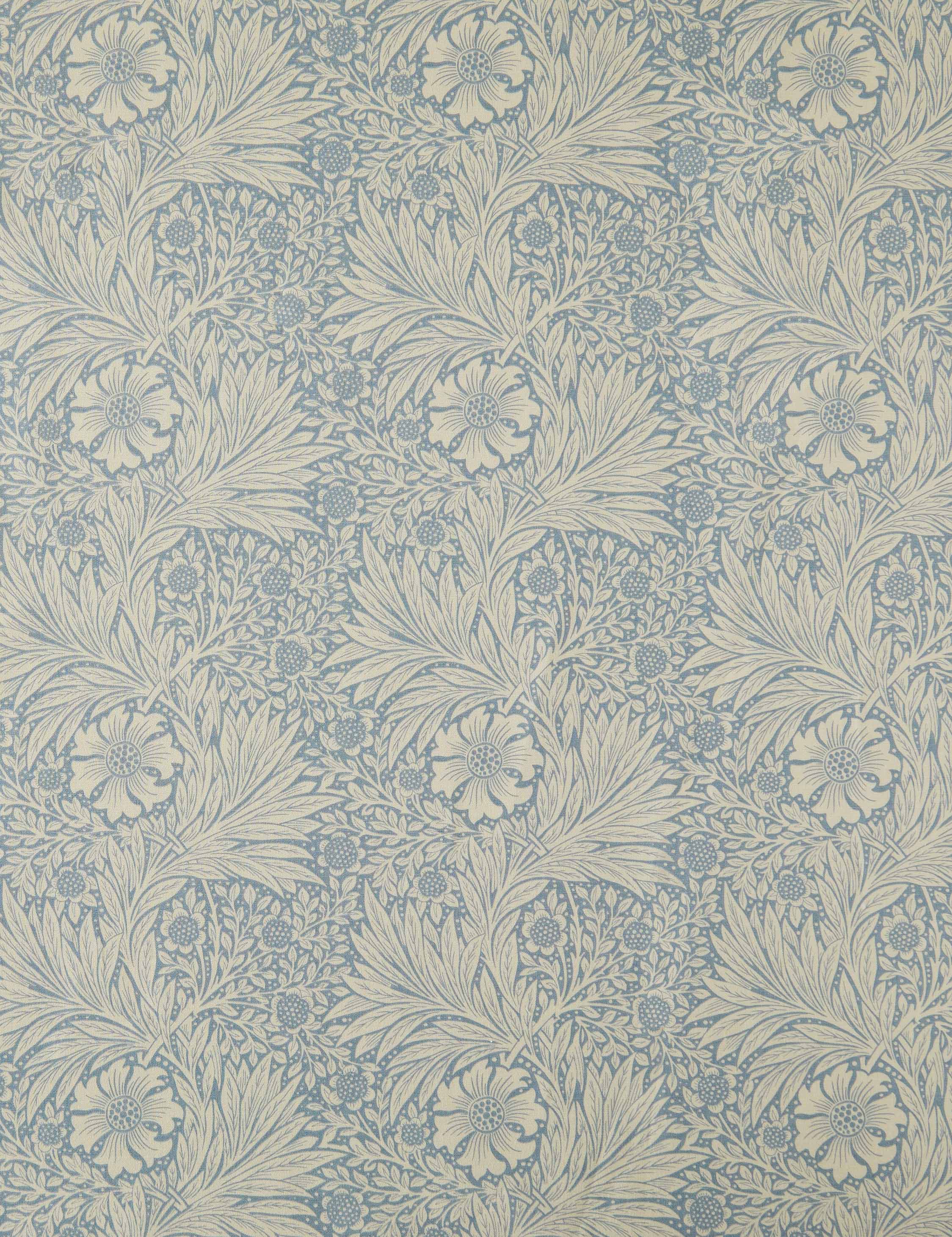 Lulu and Georgia Marigold Linen Blend Fabric by Morris & Co. - view 5