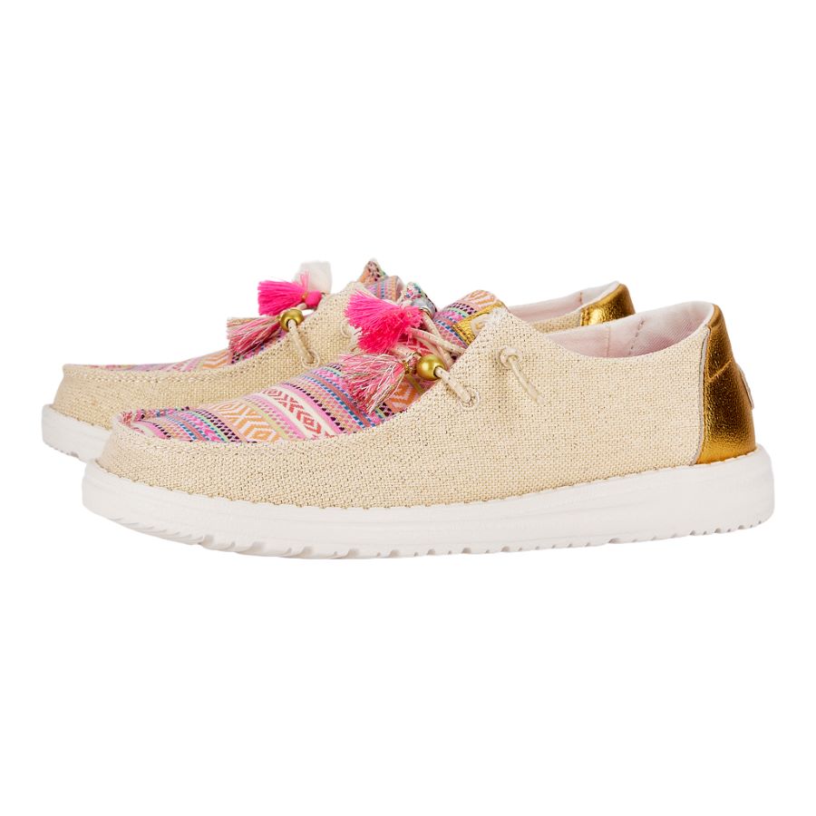 HEYDUDE shoes Wendy Boho Festival - Natural/Multi - view 2