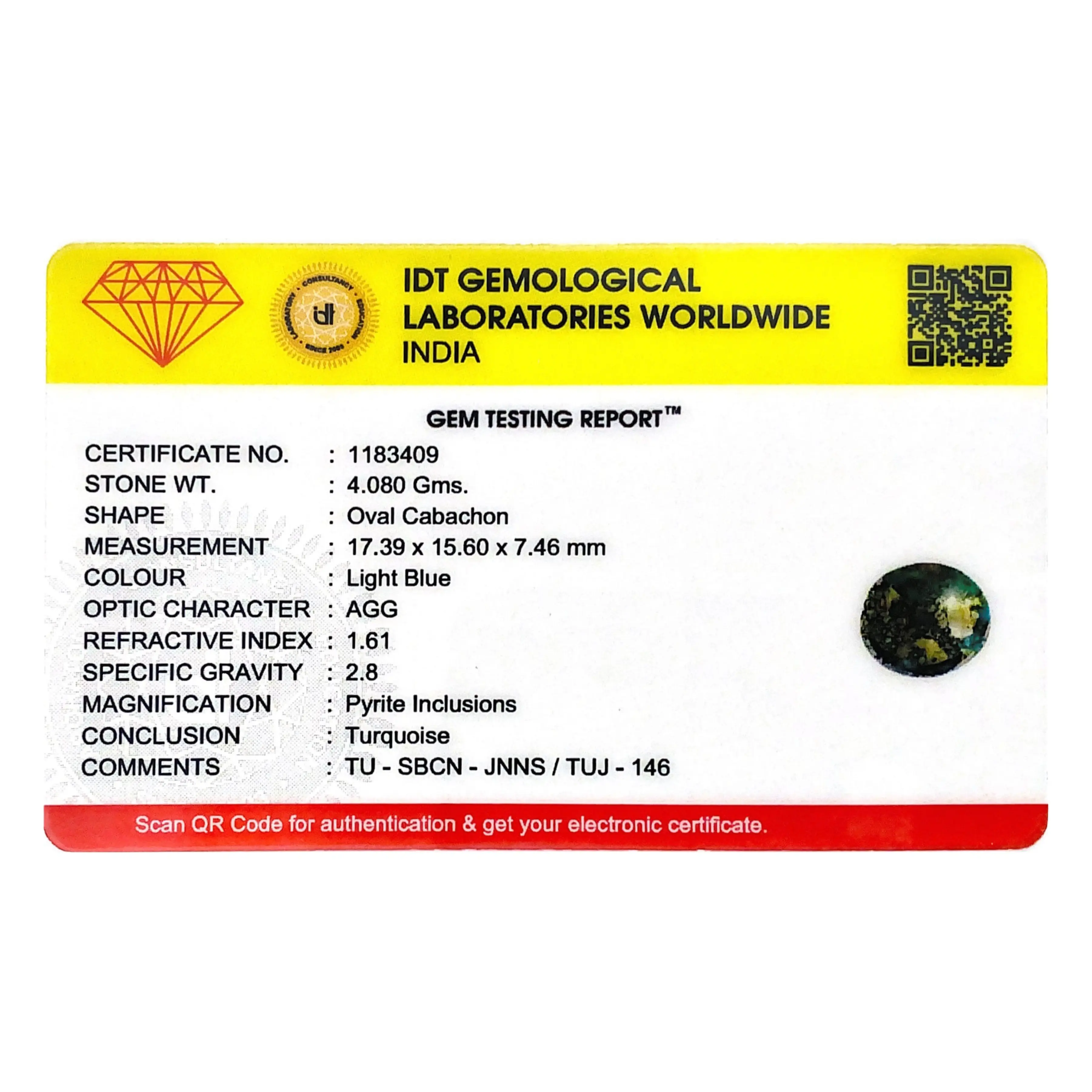 Pramogh Irani Firoza - 20.4 Carat - view 4