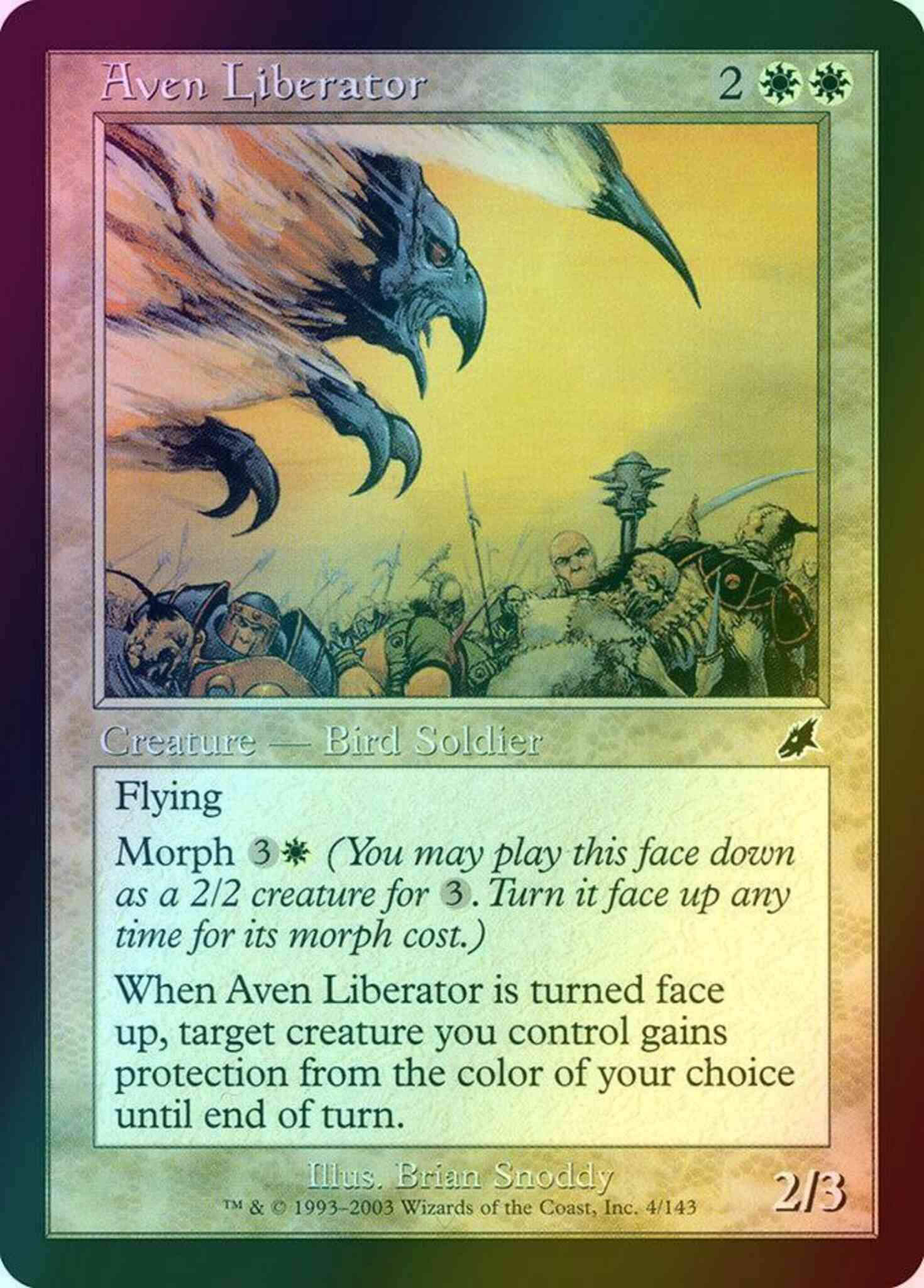 Aven liberator 4 – Magic Aven Liberator [4] [Scourge] [Foil]
