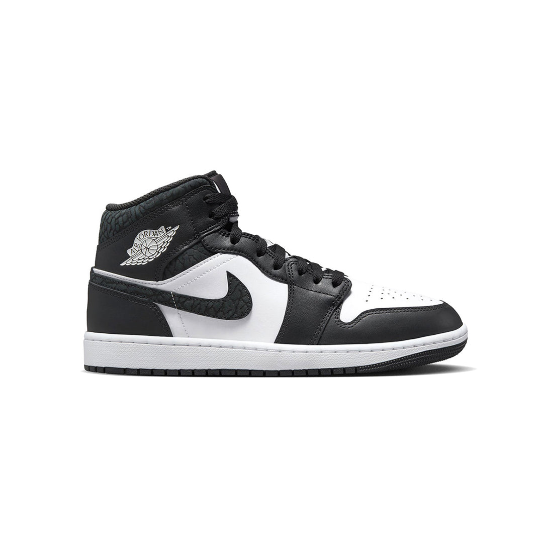 Elephant off – Air Jordan 1 Mid 'Panda Elephant/Off Noir' Sale