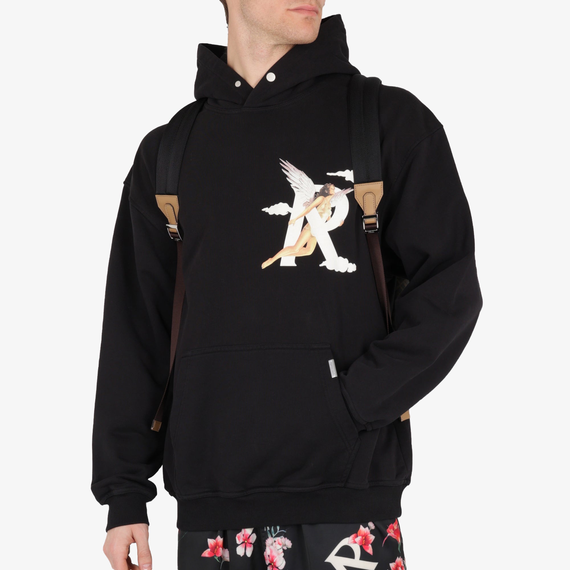 Represent | FLORAL SHORTS { BLACK - view 2