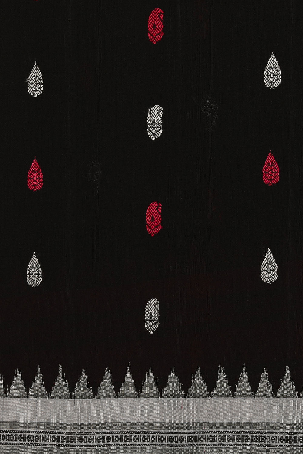 Kalanjali Gadwal Black Saree – Women's - view 2