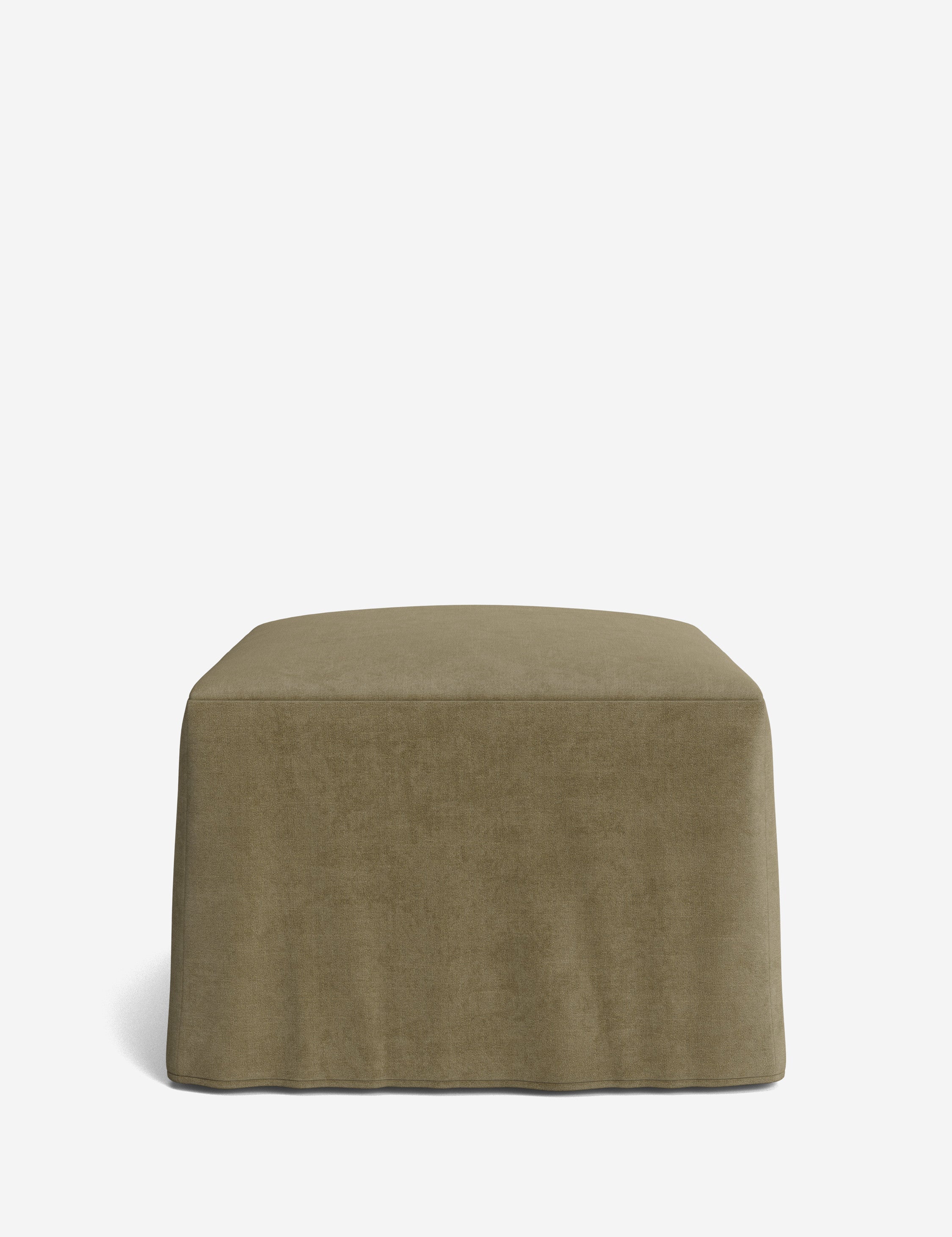 Lulu and Georgia Portola Slipcover Ottoman - view 52