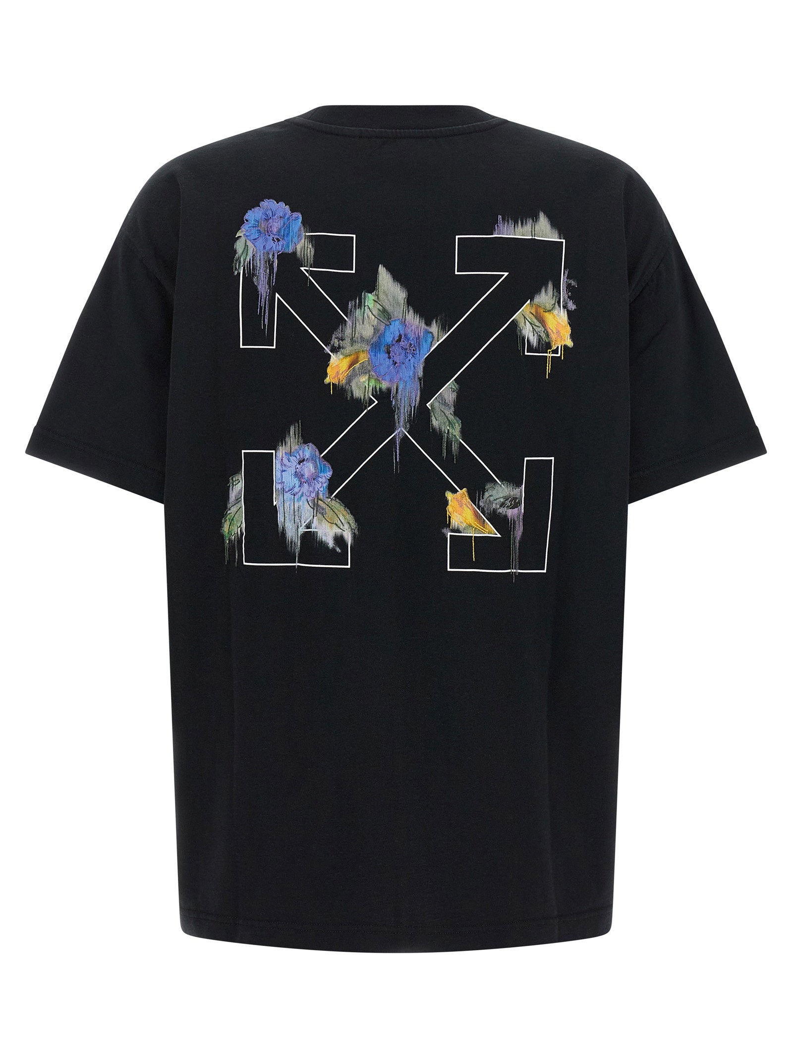 Off White Arrow Out Flower T-shirt – 100% cotton - view 2