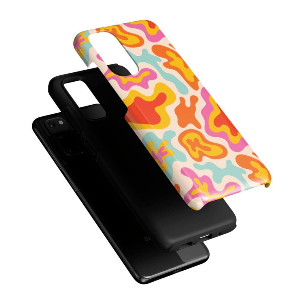 Casetry Tropical Color Splash | Abstract Retro Samsung Case - view 30
