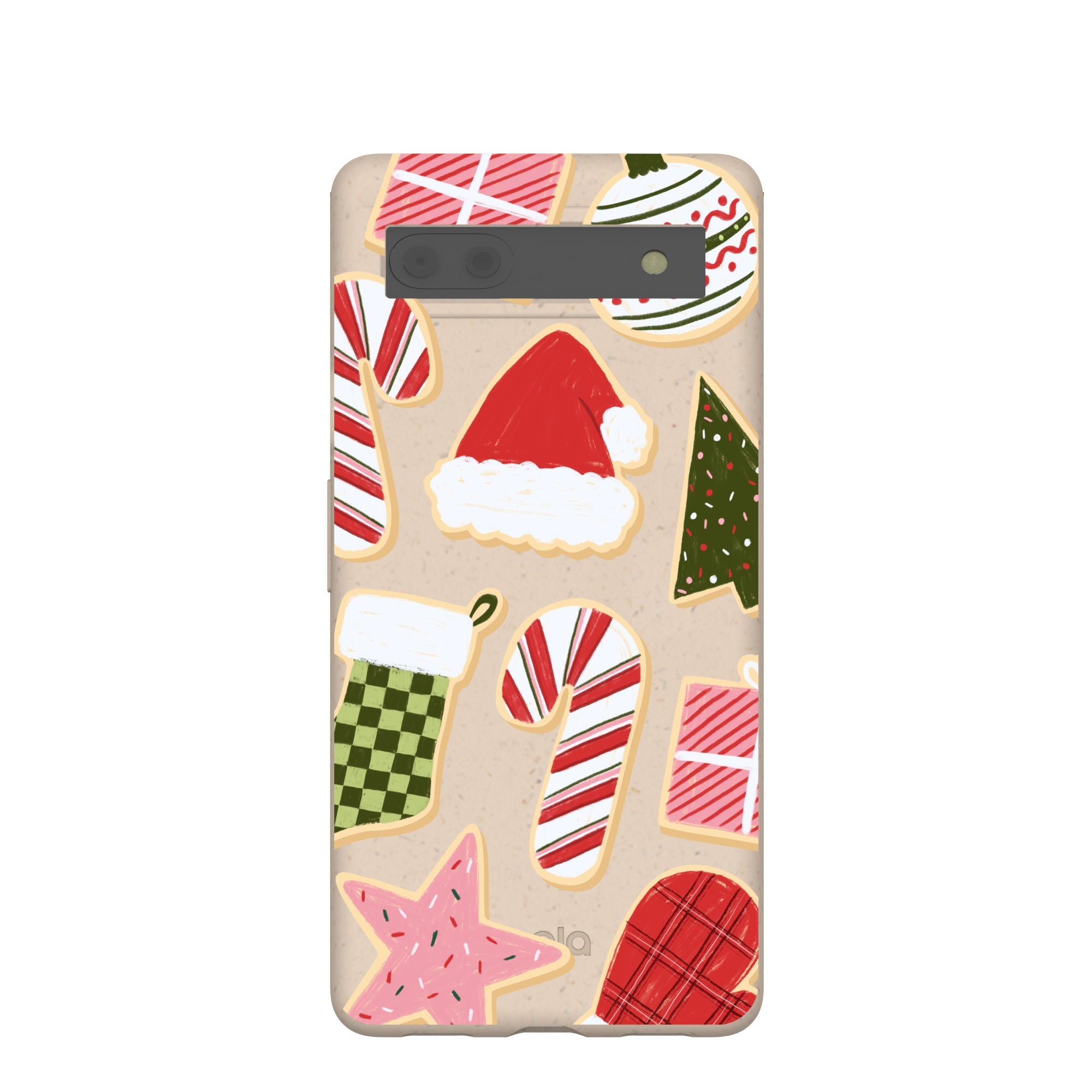 Pela Case Seashell Festive Cookies Google Pixel 6a Case