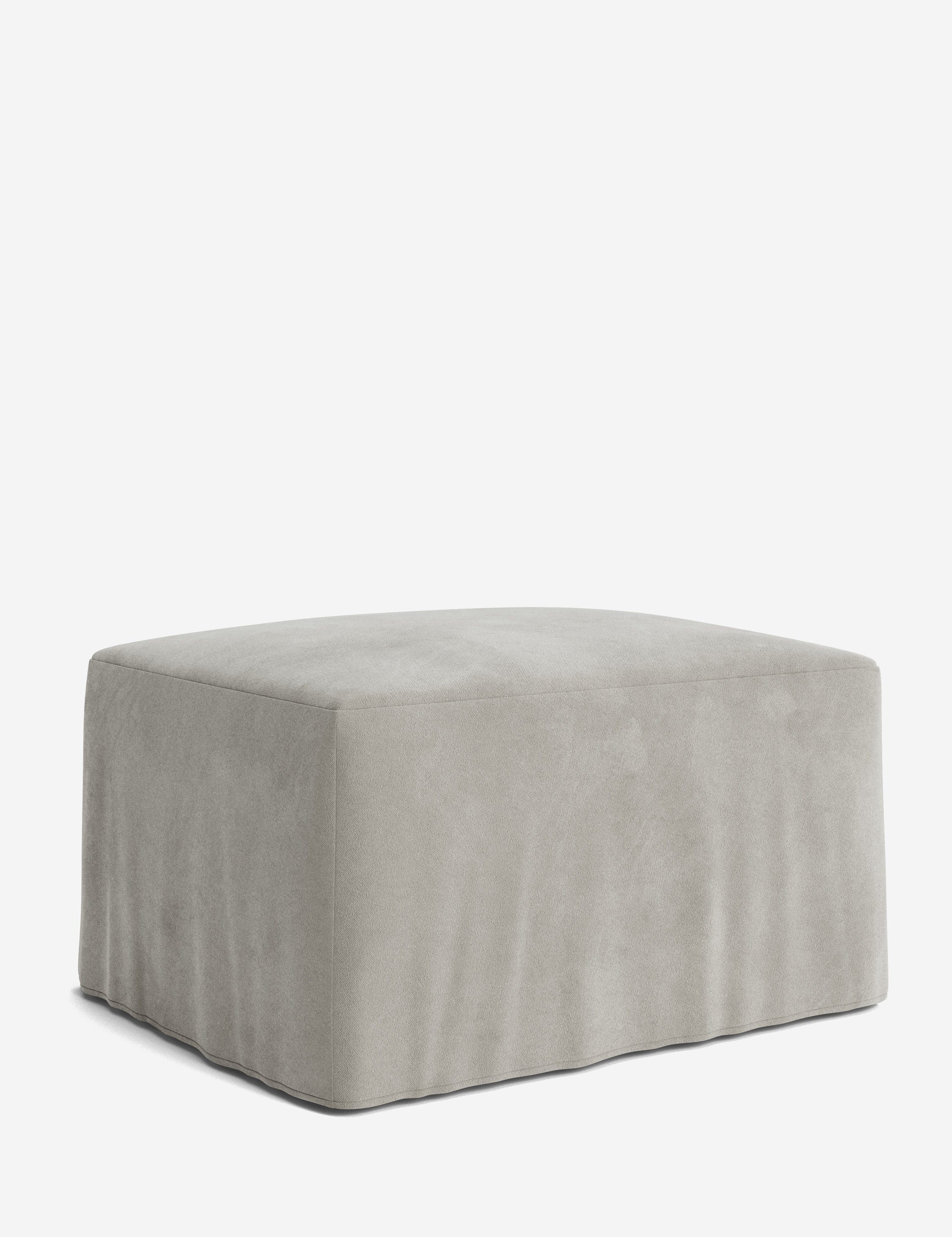 Lulu and Georgia Portola Slipcover Ottoman - view 166