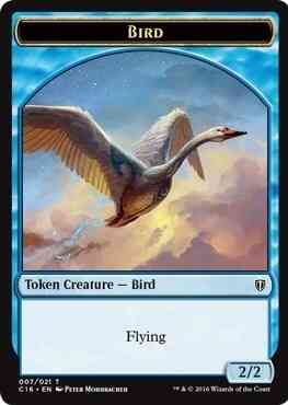 Bird token 07 – Magic Bird Token (07) // Ogre Token (13) [Commander 2016 Tokens] [Non-Foil]