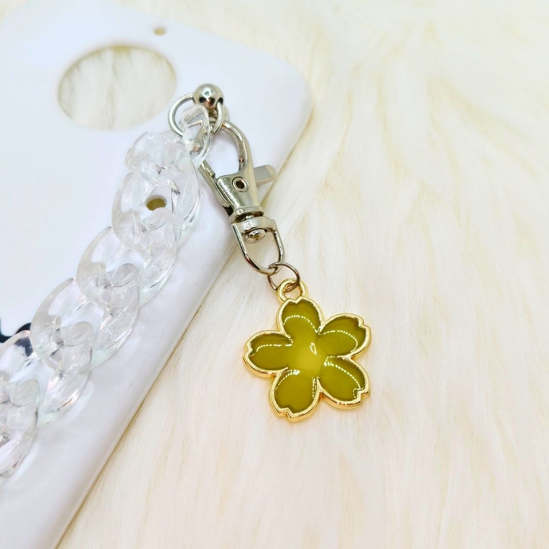 Casebasket Emerald Bloom Phone Charm