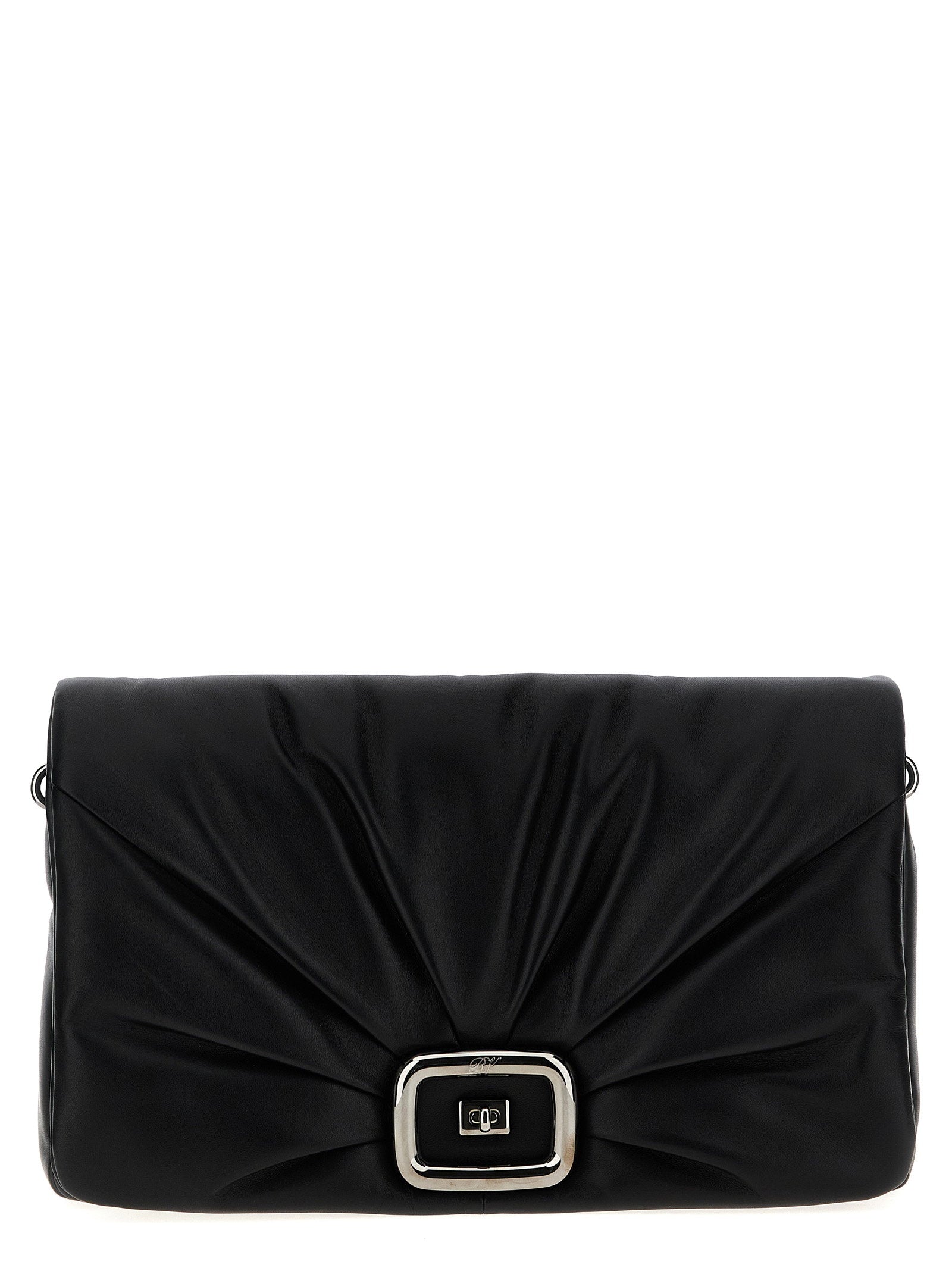 Roger Vivier Viv Choc Large Shoulder Bag – 100% napa leather