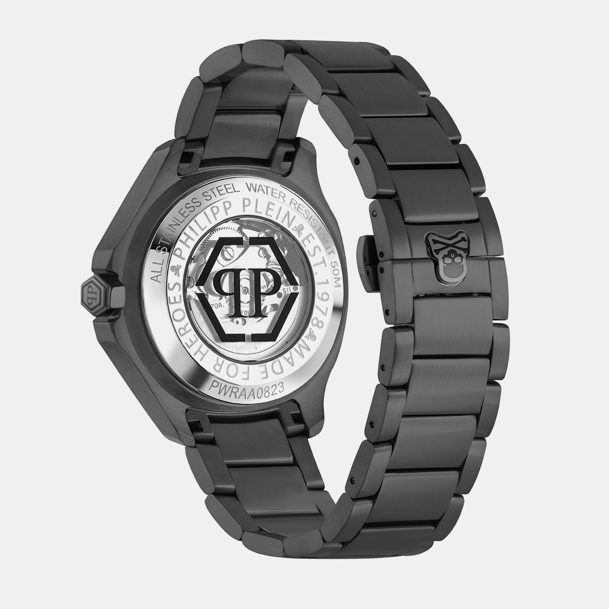 Philipp Plein High-Iconic Men Automatic Black Dial Analog Stainless Steel Watch PWRAA0823 - view 3