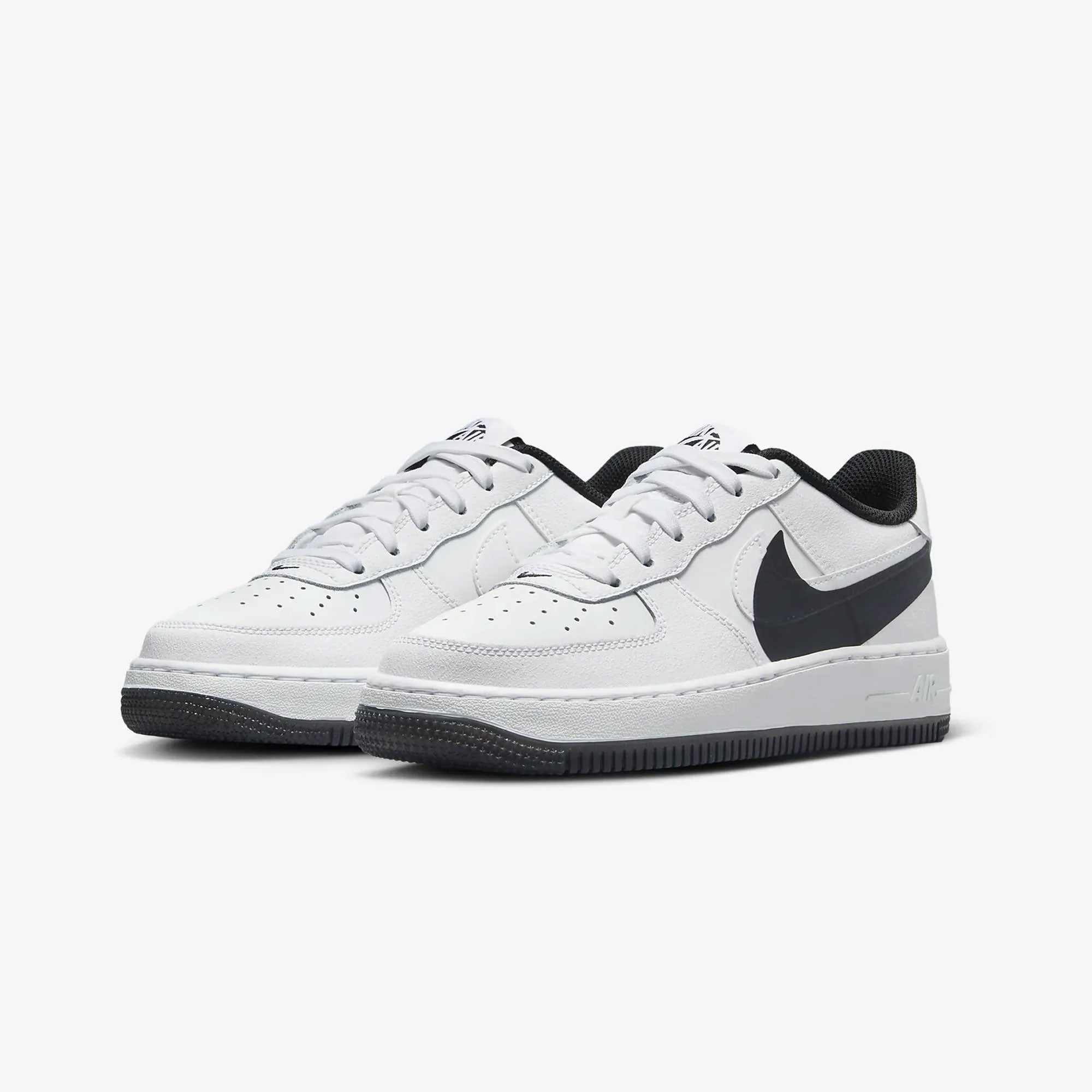 Nike | AIR FORCE 1 'LV8 4 (GS) { WHITE/WHITE-BLACK - view 2