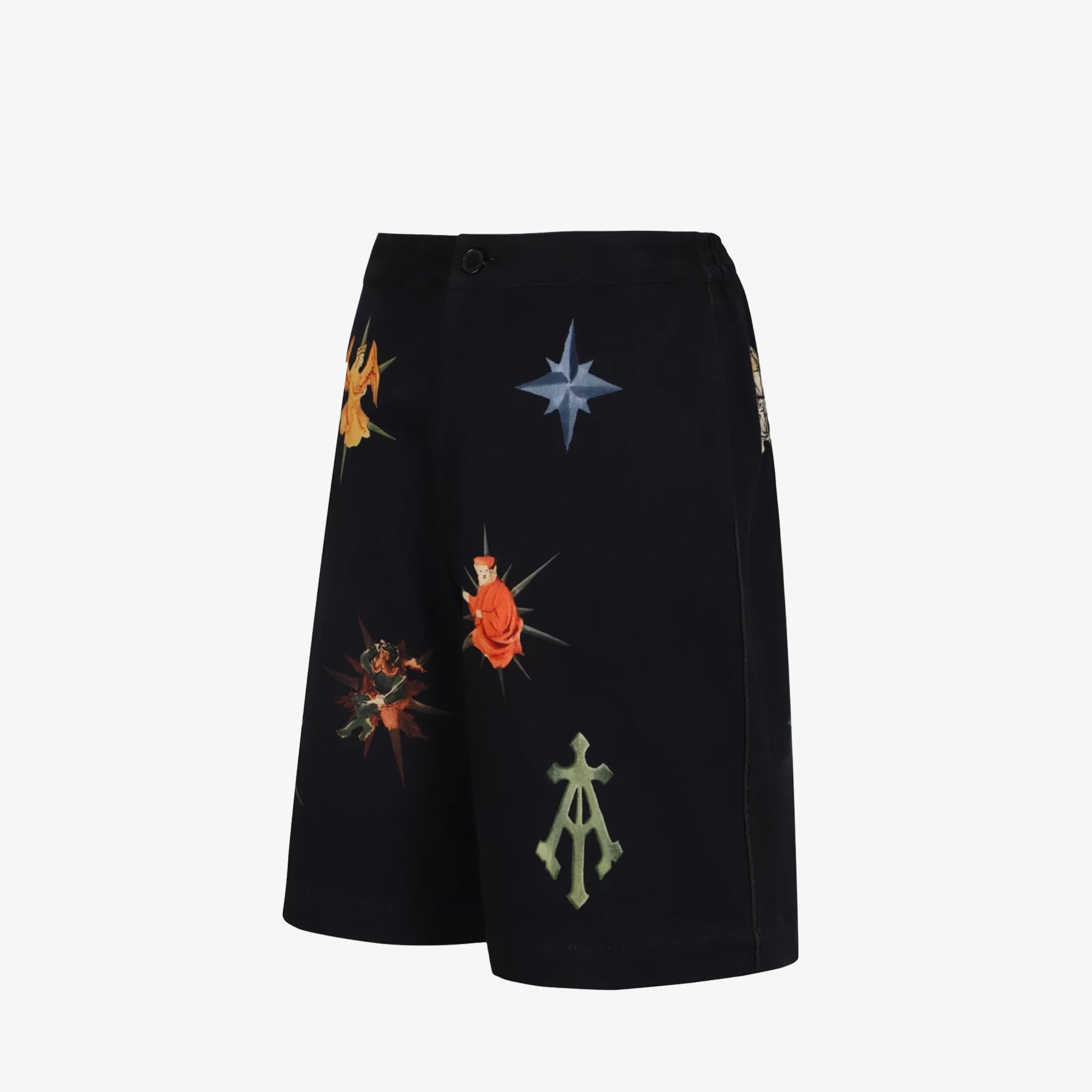Almost Gods | Alchemical Symbol Shorts { Black - view 3