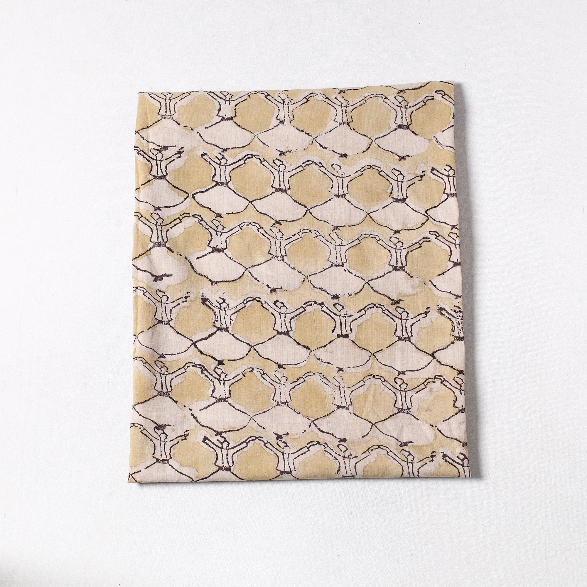 BINDAAS UNLIMITED Bindaas Block Printed Cotton Precut Fabric (0.9 meter) 26