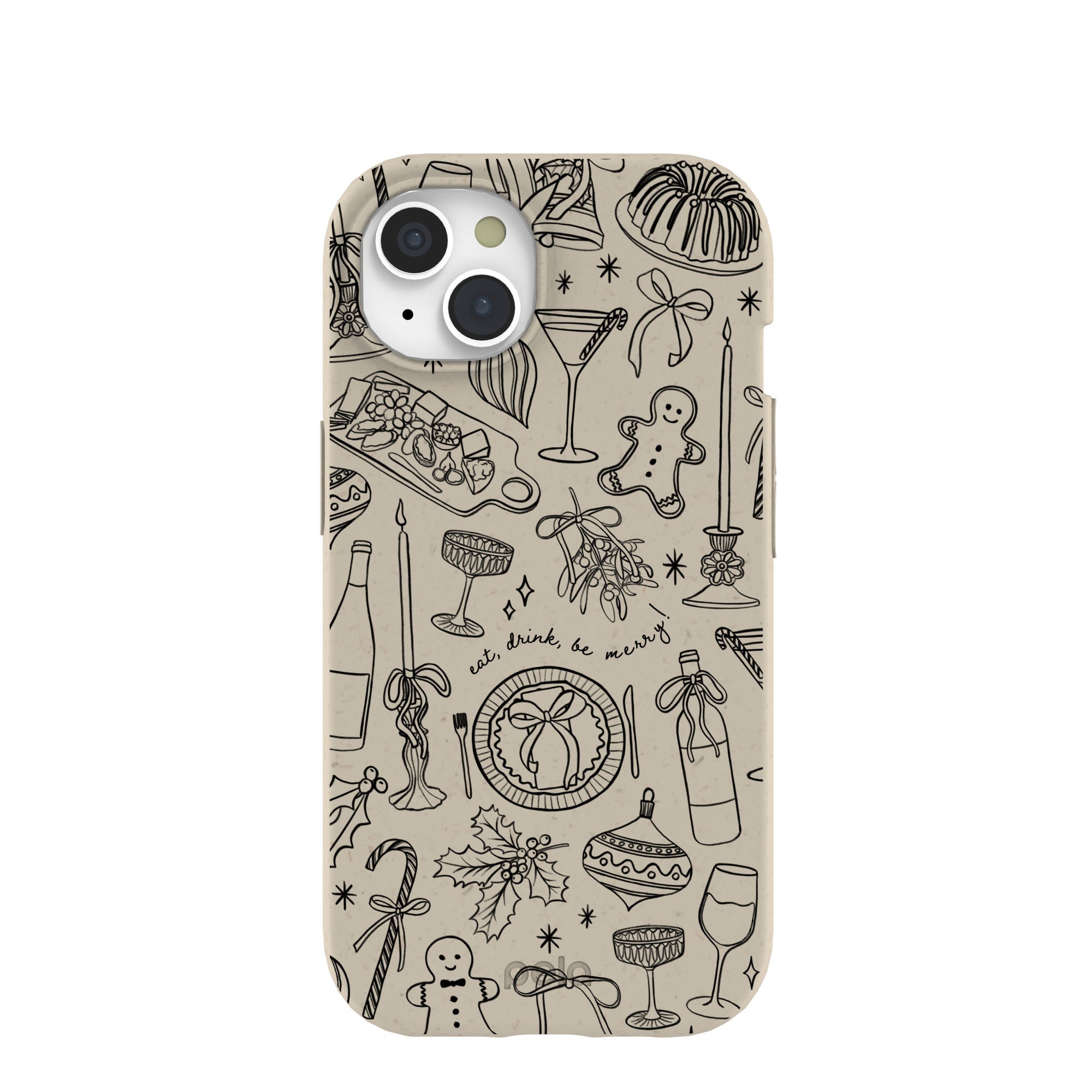 Pela Case London Fog Holiday Dinner Party iPhone 15 Case