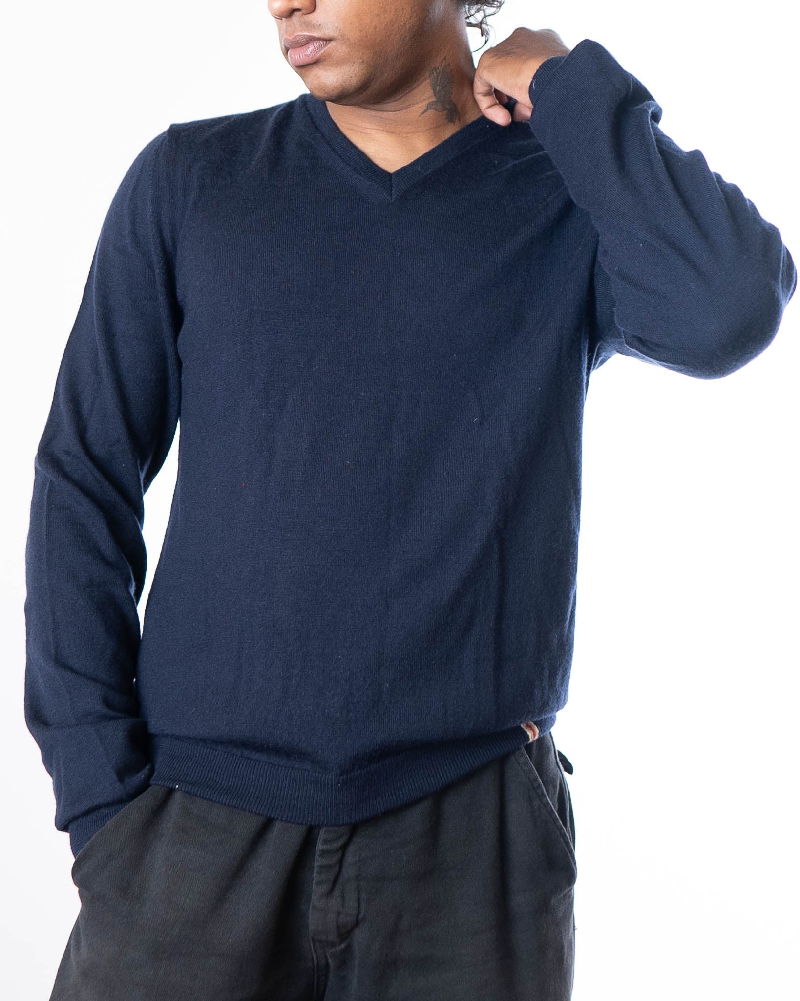 Burberry Cashmere Sweater - Navy