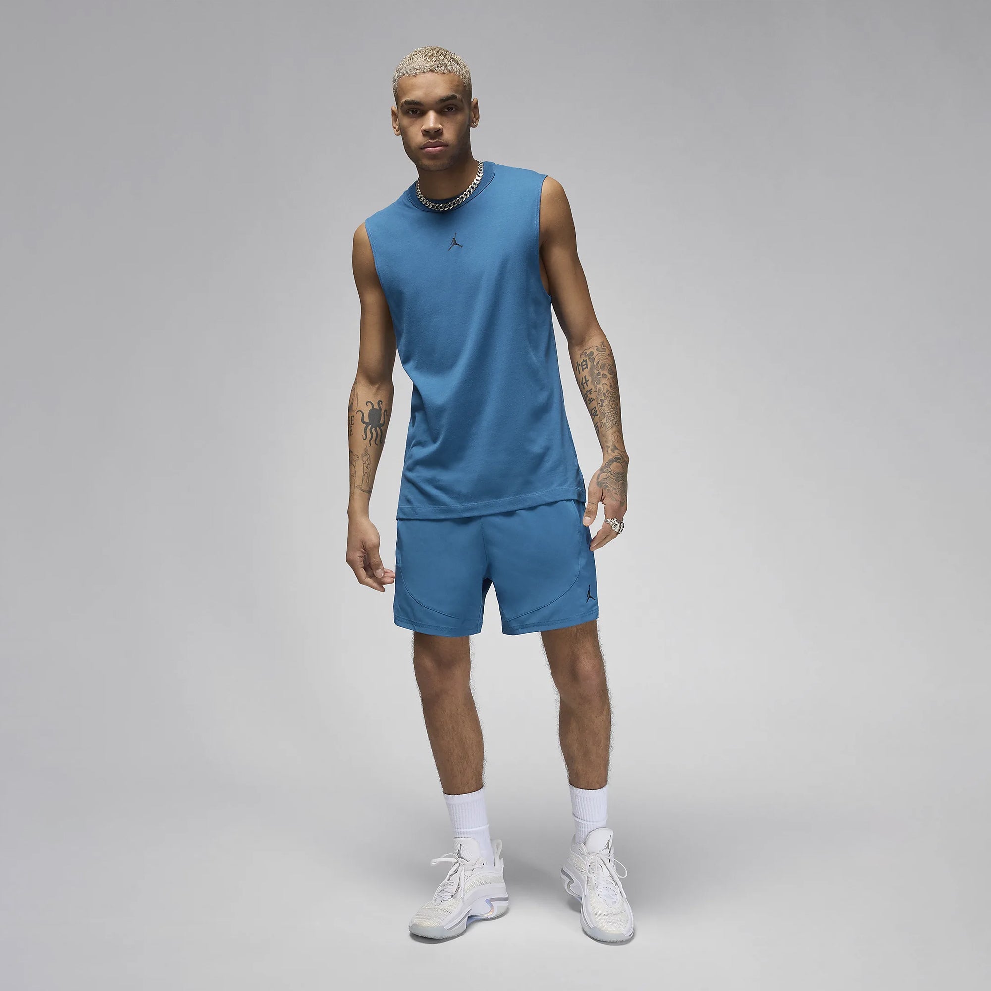 Jordan | DRI-FIT SPORT WOVEN SHORTS { INDUSTRIAL BLUE/BLACK - view 2