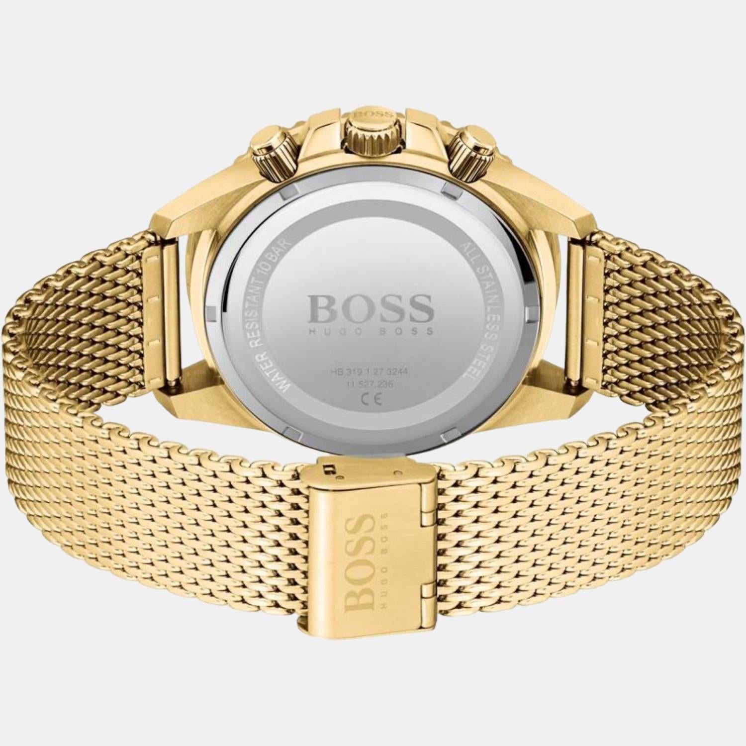 Boss Admiral Men Quartz Black Dial Chronograph Stainless Steel Watch 1513906 - view 3