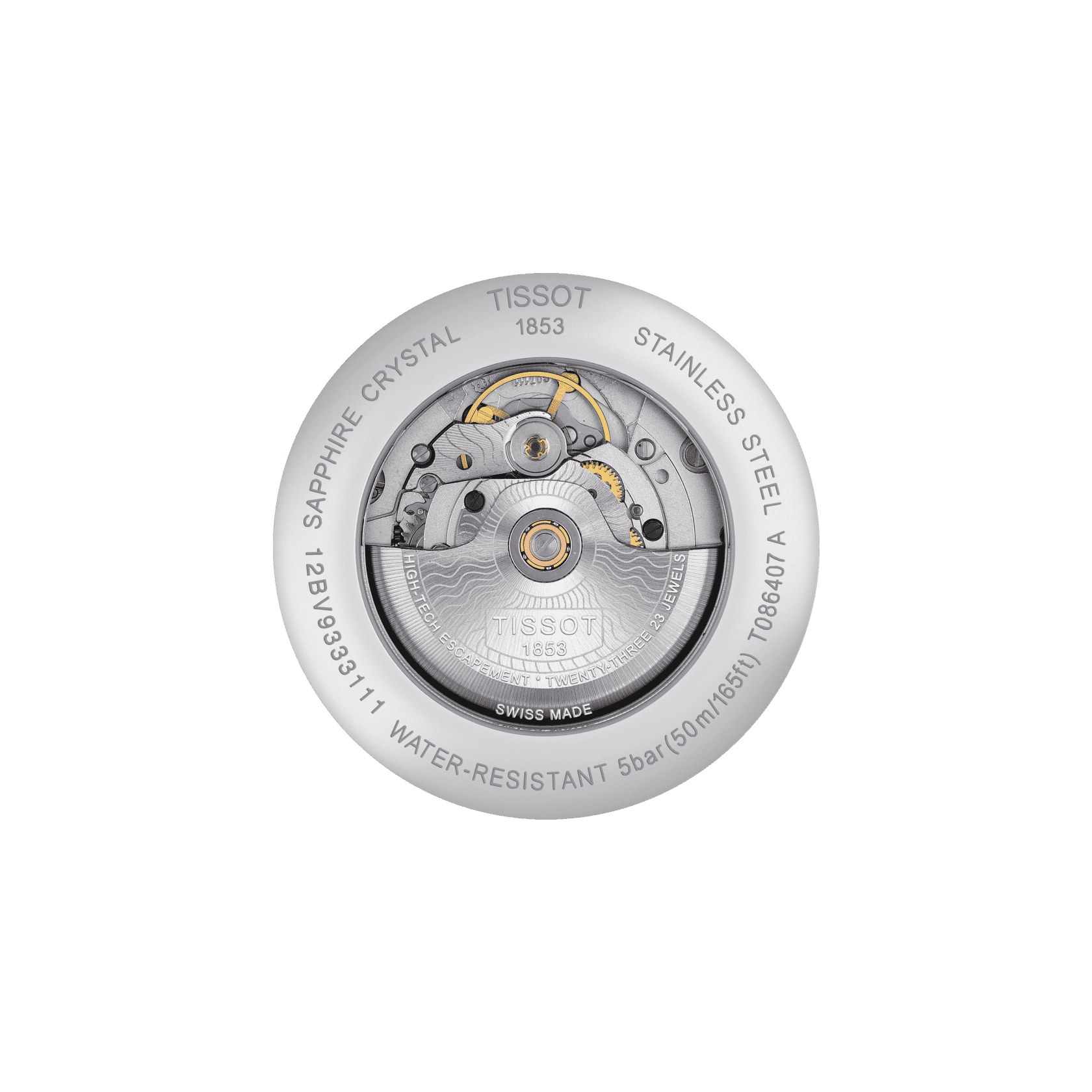 Tissot T-Classic Silver Dial Men 41mm - view 3