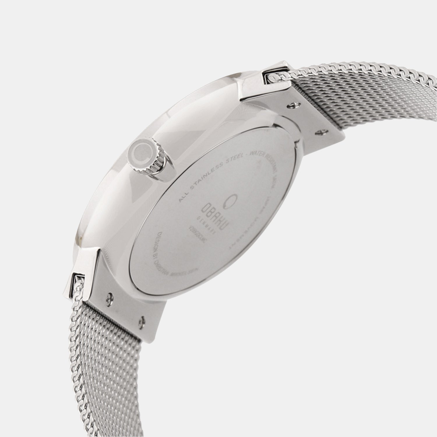 Obaku Hav Cyan Men Quartz Blue Dial Analog Stainless Steel Watch V200GDCLMC - view 2
