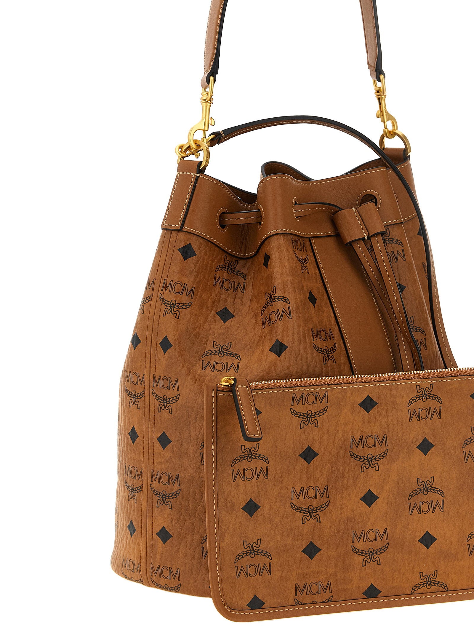Mcm Dessau Bucket Bag - view 3