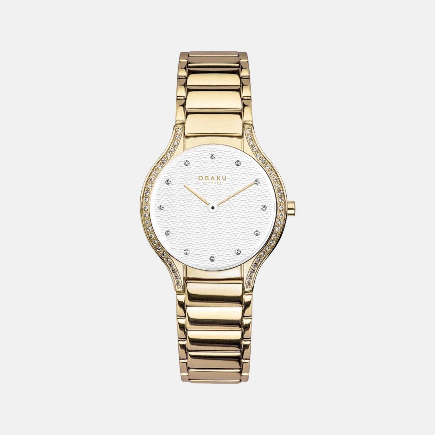 Obaku Acacie Women Quartz Silver Dial Analog Stainless Steel Watch V276LEGISG