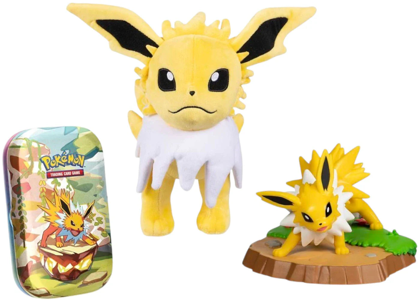 Scarlet violet prismatic – 2025 Pokémon Scarlet & Violet Prismatic Evolutions Jolteon Plush, Figure & TCG Mini Tin Bundle