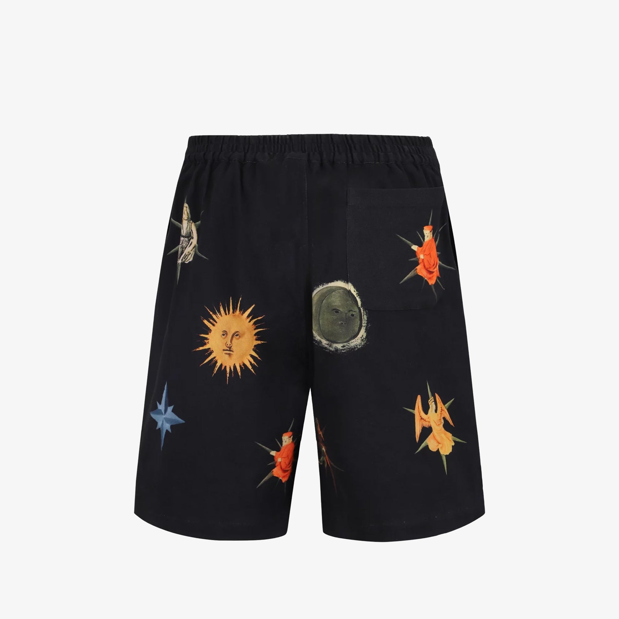 Almost Gods | Alchemical Symbol Shorts { Black - view 2