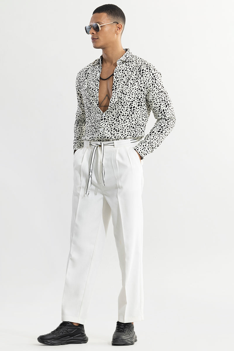 SNITCH Dispersed Dot White Shirt - view 3