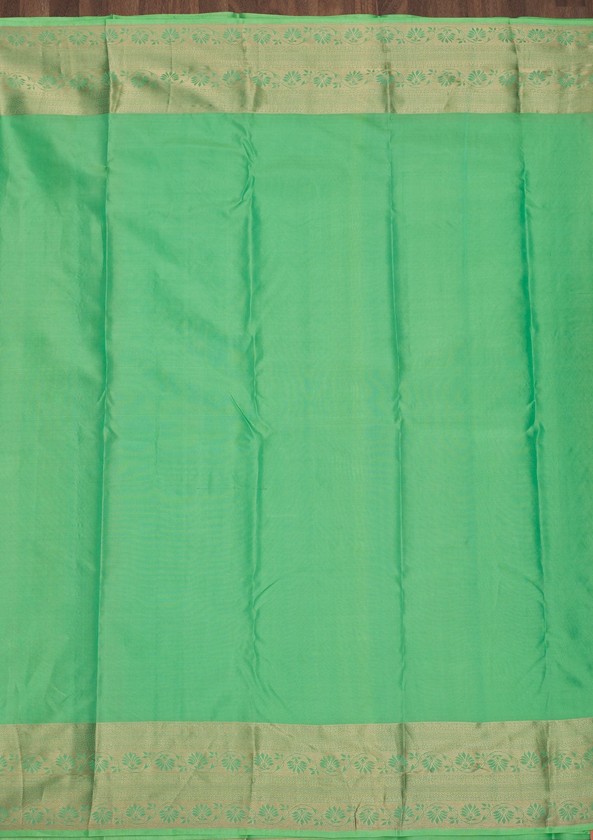 Koskii Pista Green Zariwork Pure Silk Saree – Women's - view 6