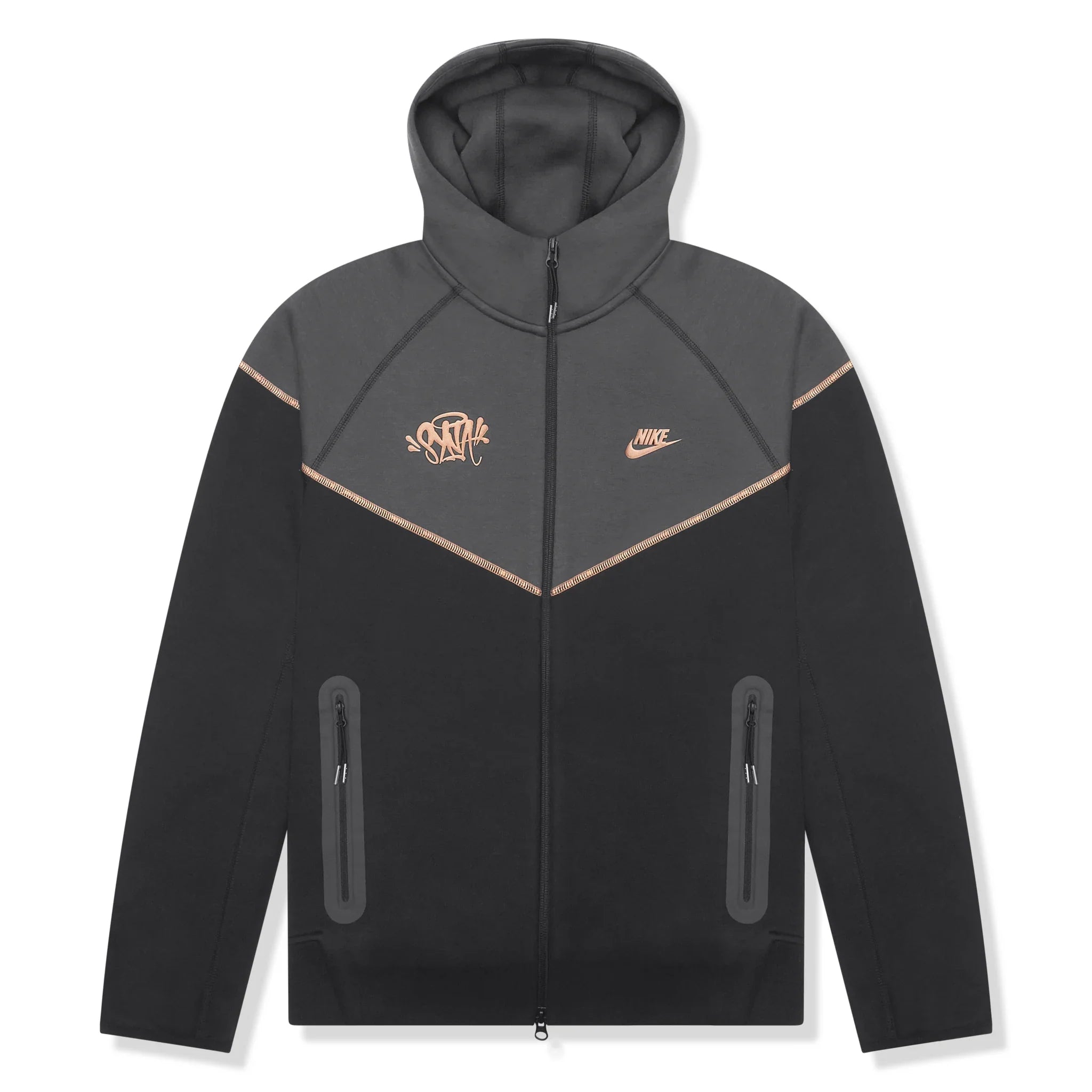 Nike x Syna World x Central Cee Tech Fleece Black Zip-Up Hoodie
