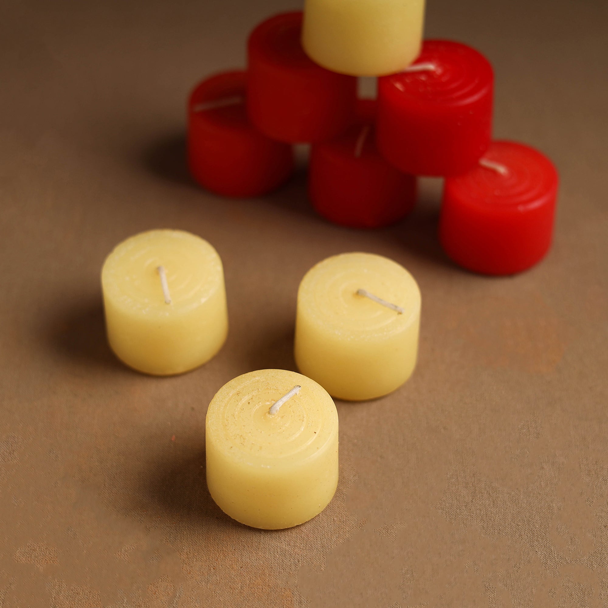 KHUSHBASH - HAPPY LOOM OF EAST Aromatic Pillar Candles (Set of 10) - view 4